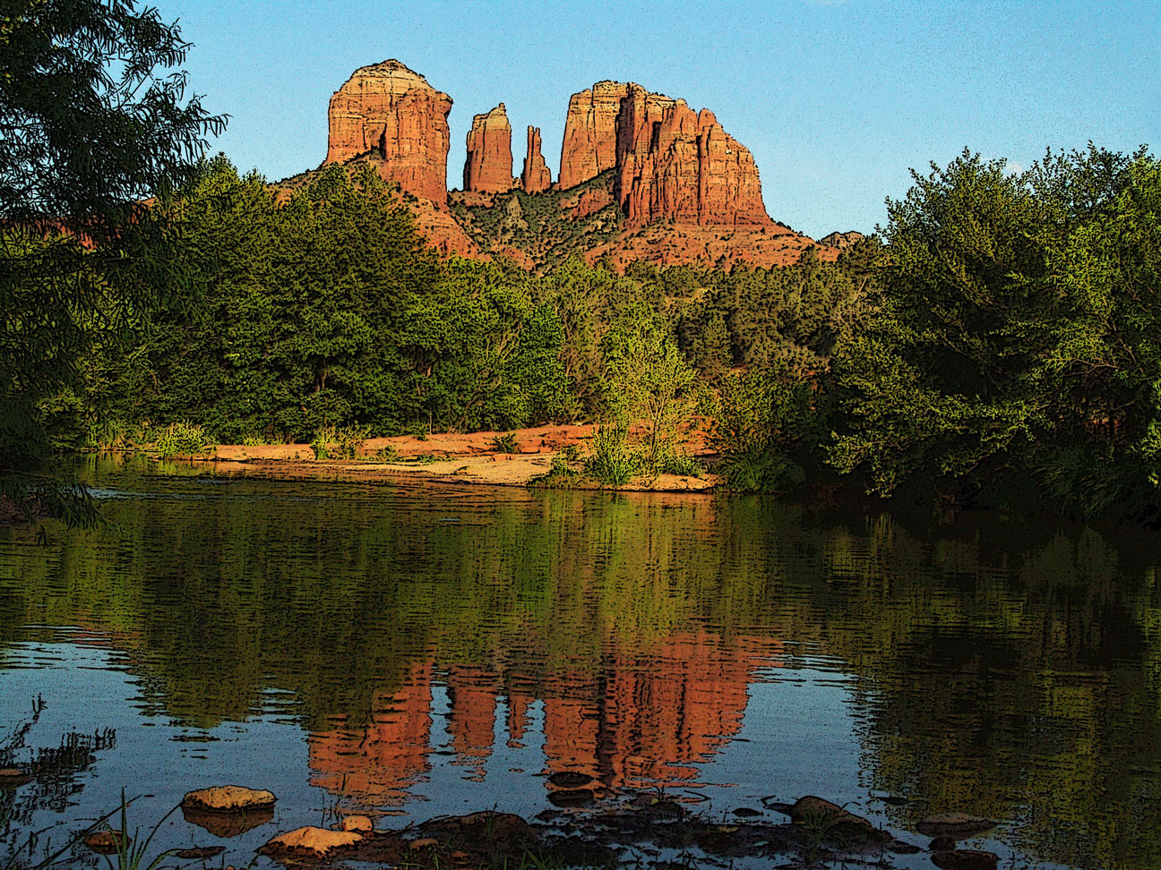 Catherderal Rock = Sedona, AZ