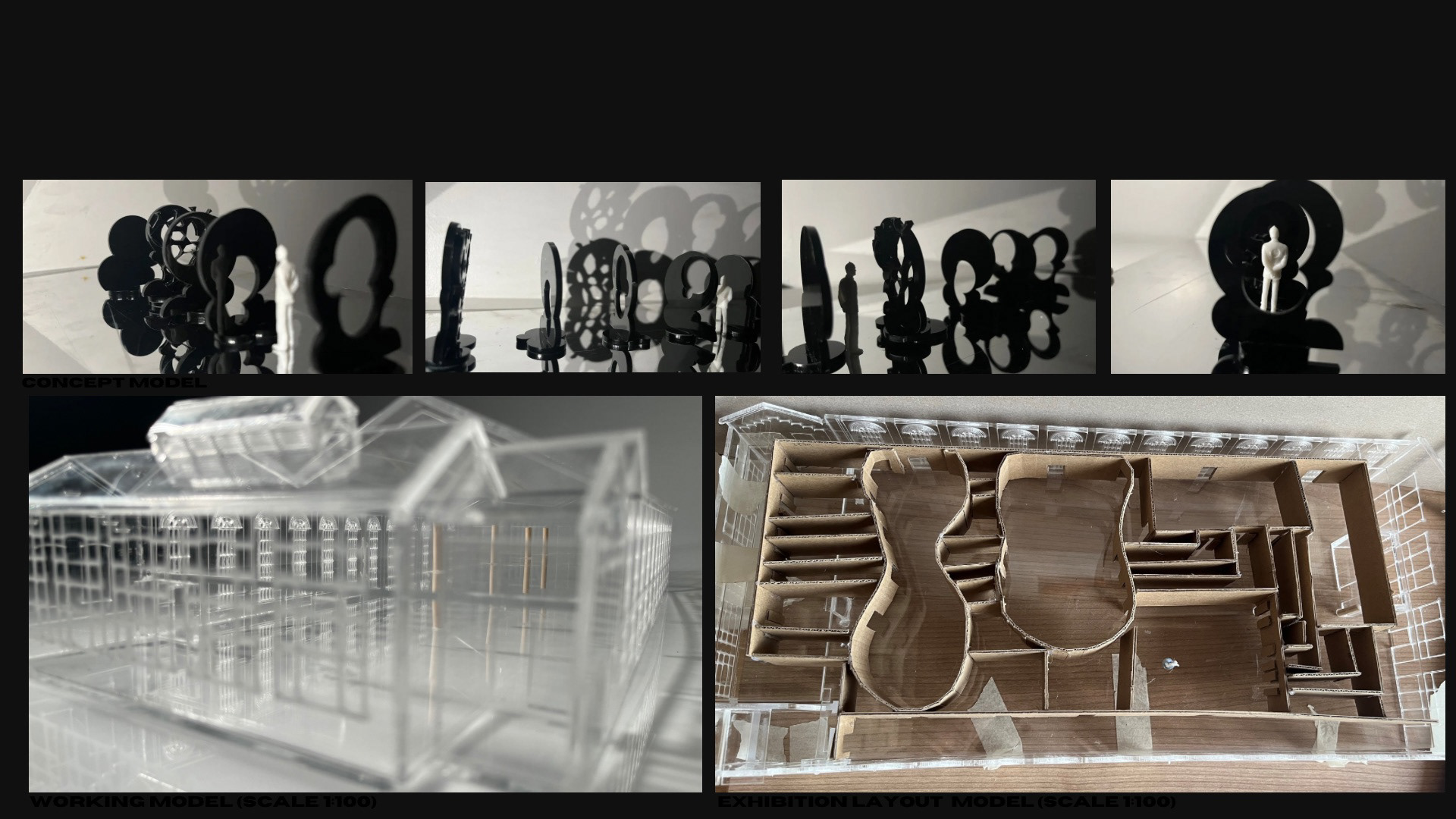 Concept Modelmaking and 3D model of space