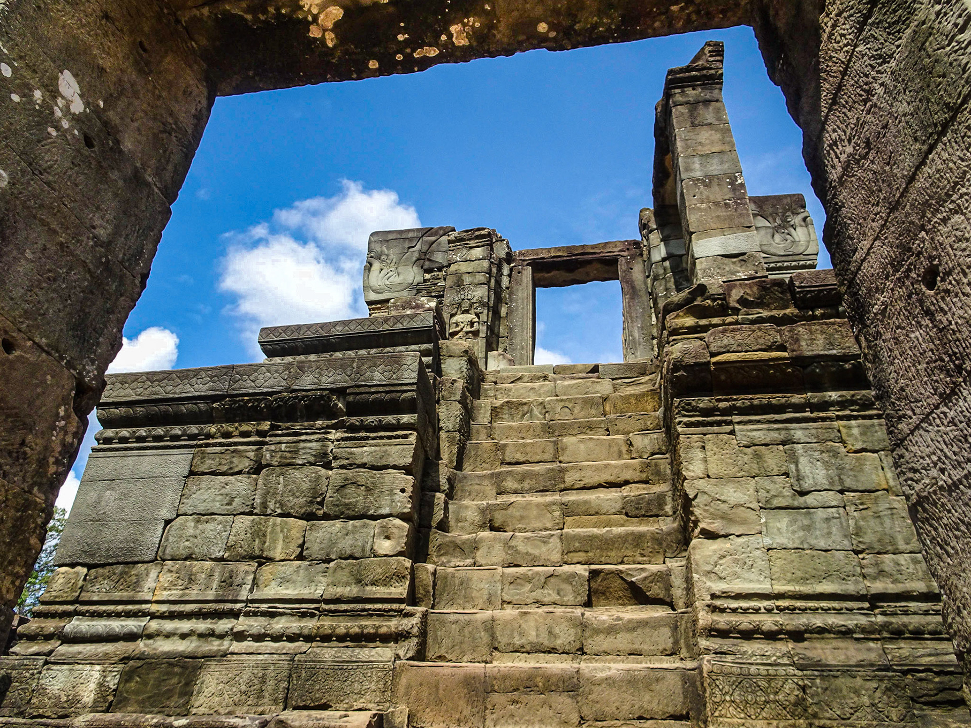 An inner court at the Angkor Thom