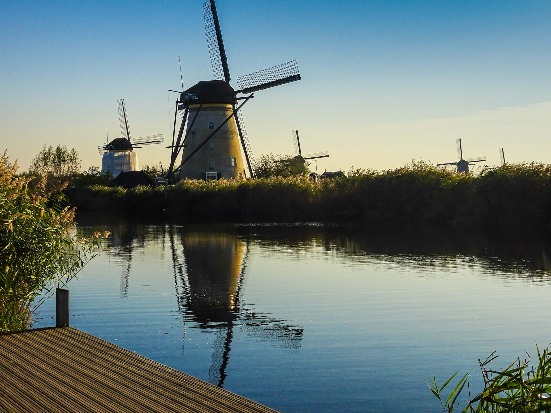 Working Windmills at Kinderdijk, NL
