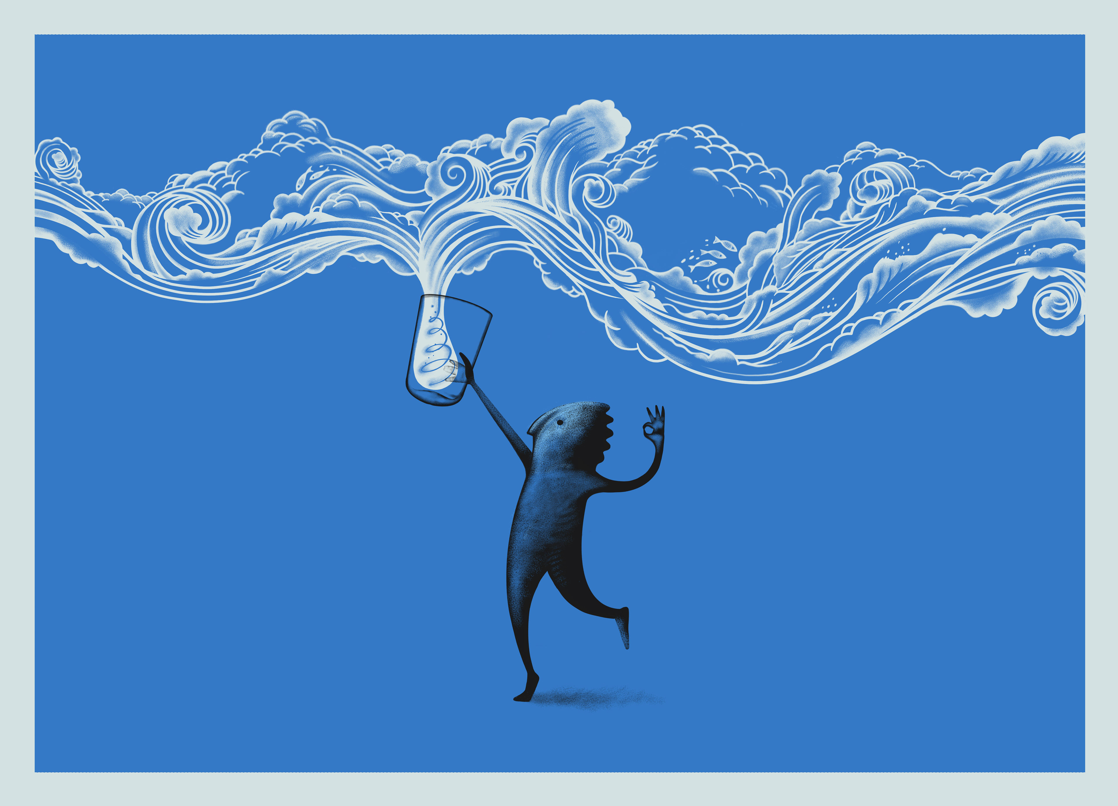 The glass is half full