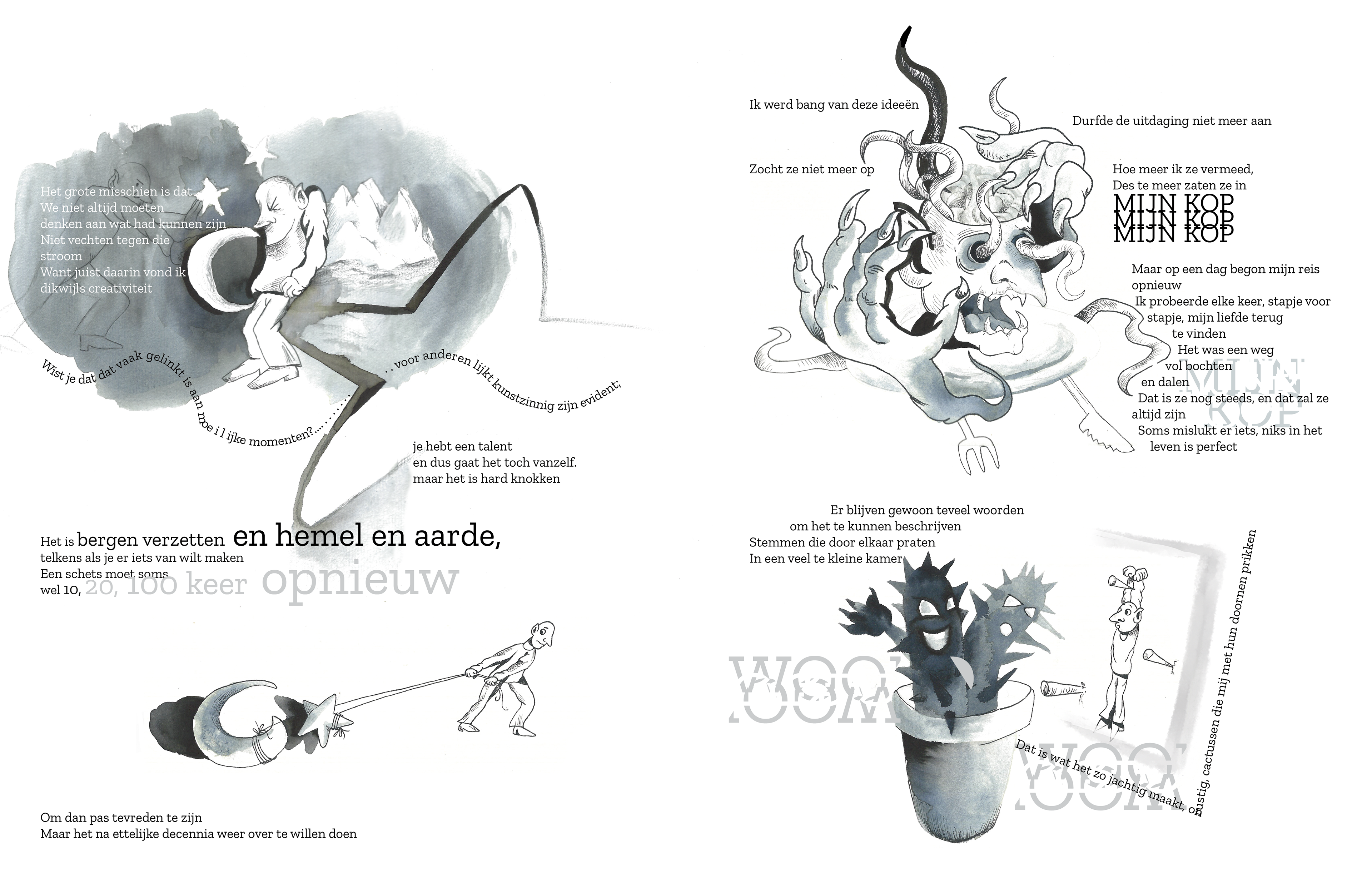 Graphic novel, Indian ink on paper © 2022