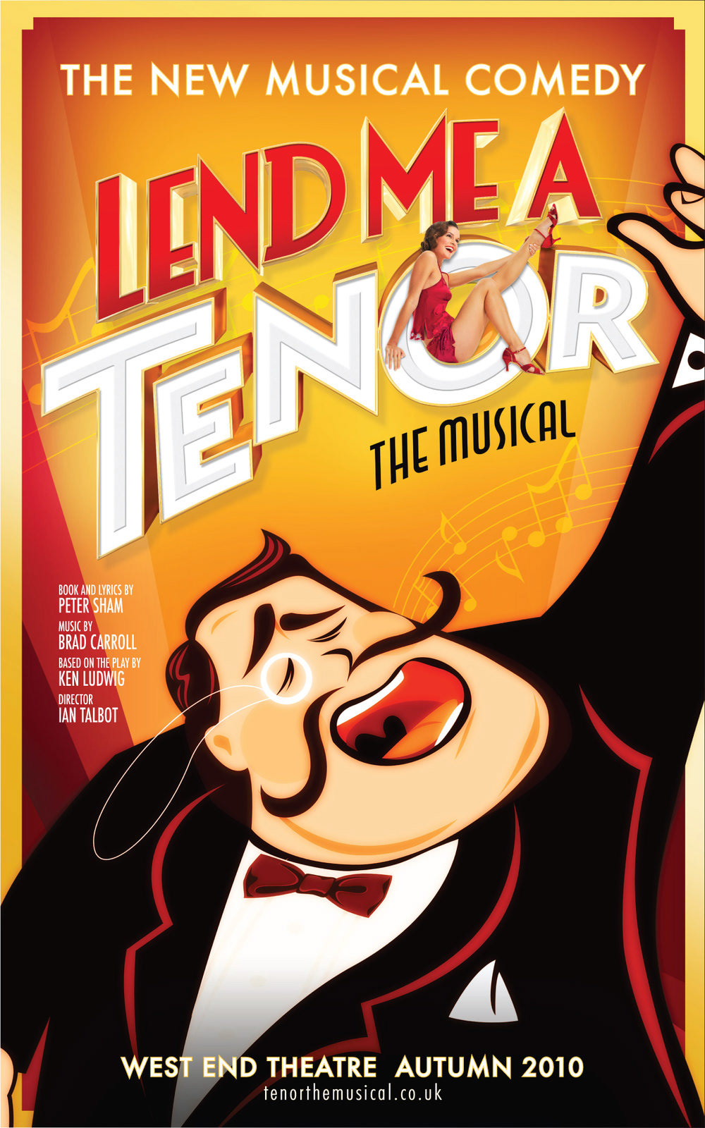 Lend Me A Tenor theatre poster (AKA)