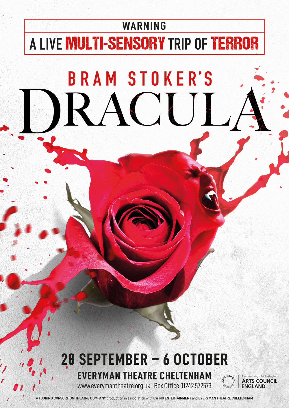 Dracula tour theatre poster