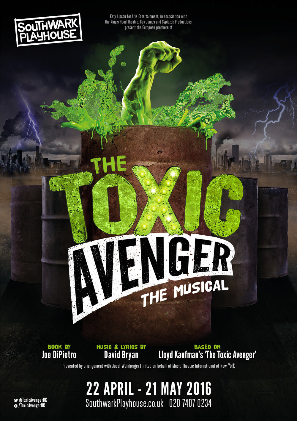The Toxic Avenger theatre poster
