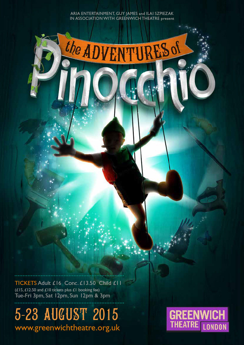 Adventures of Pinocchio theatre poster