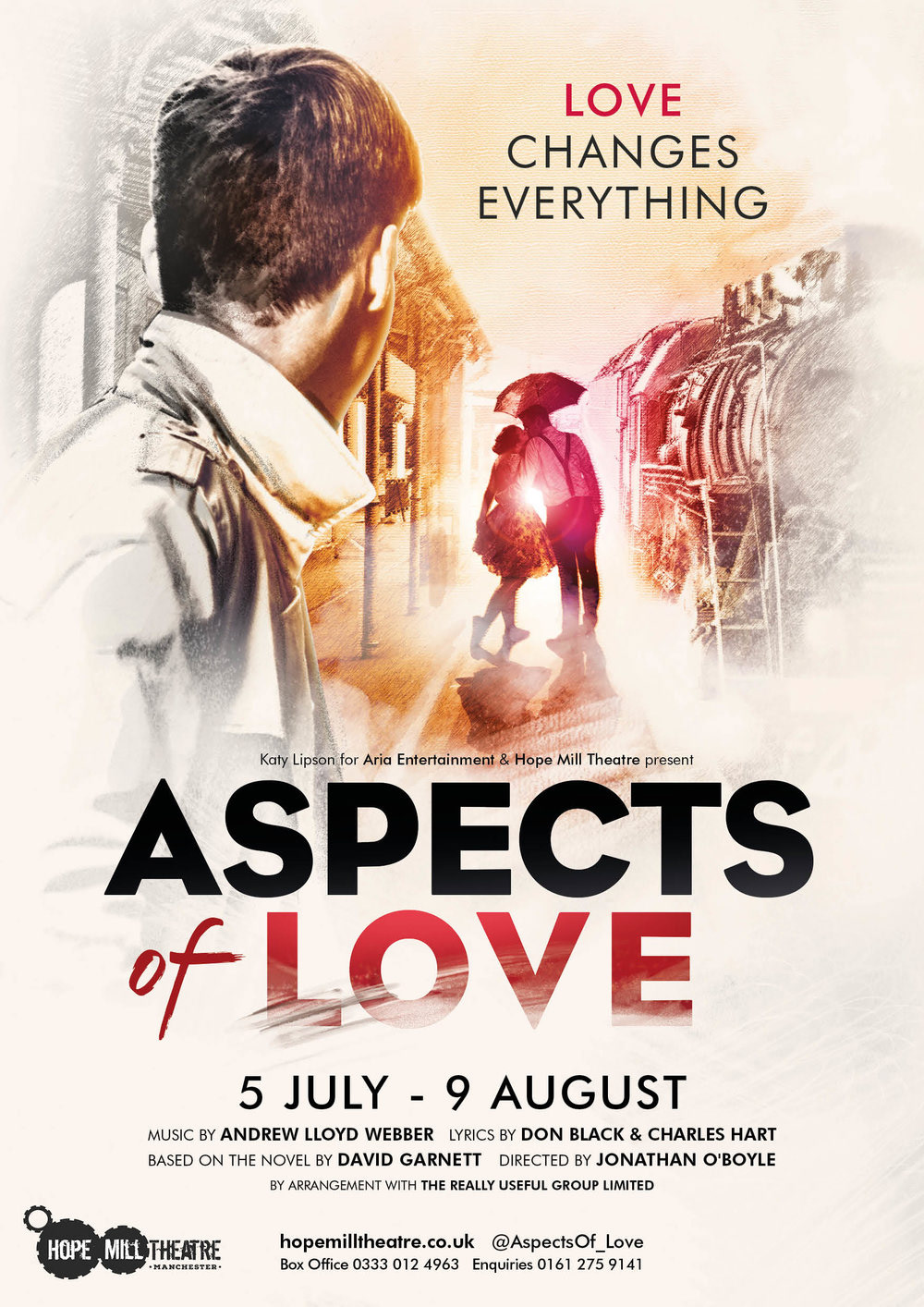 Aspects of Love theatre poster