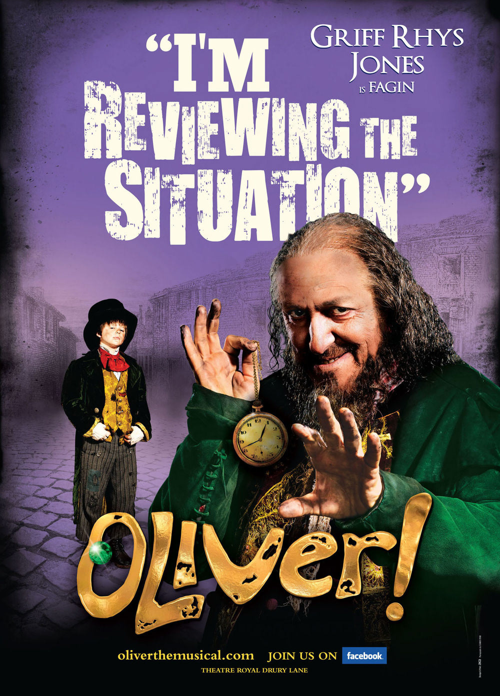 Oliver! The Musical theatre poster (AKA)