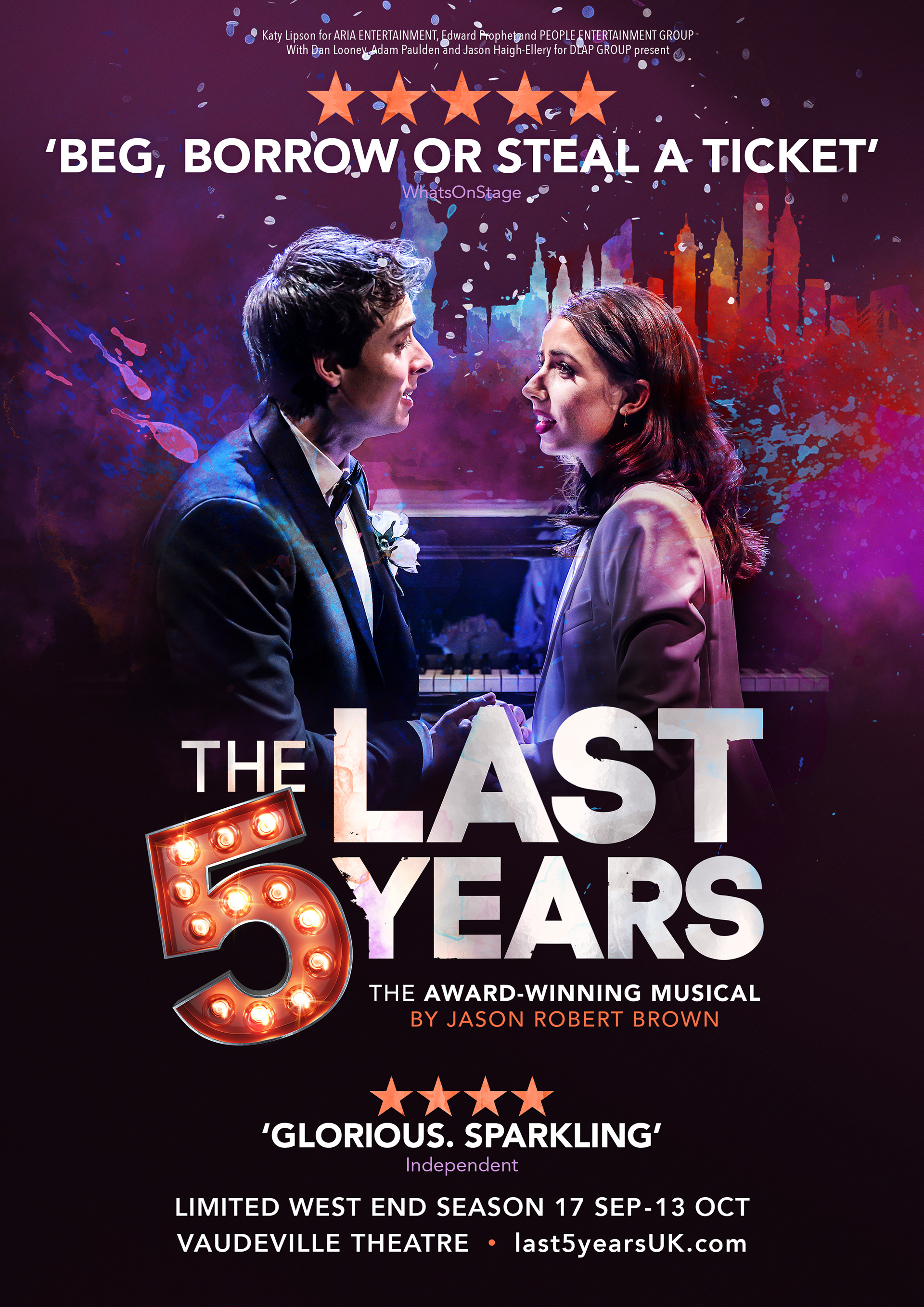 Last Five Years theatre poster