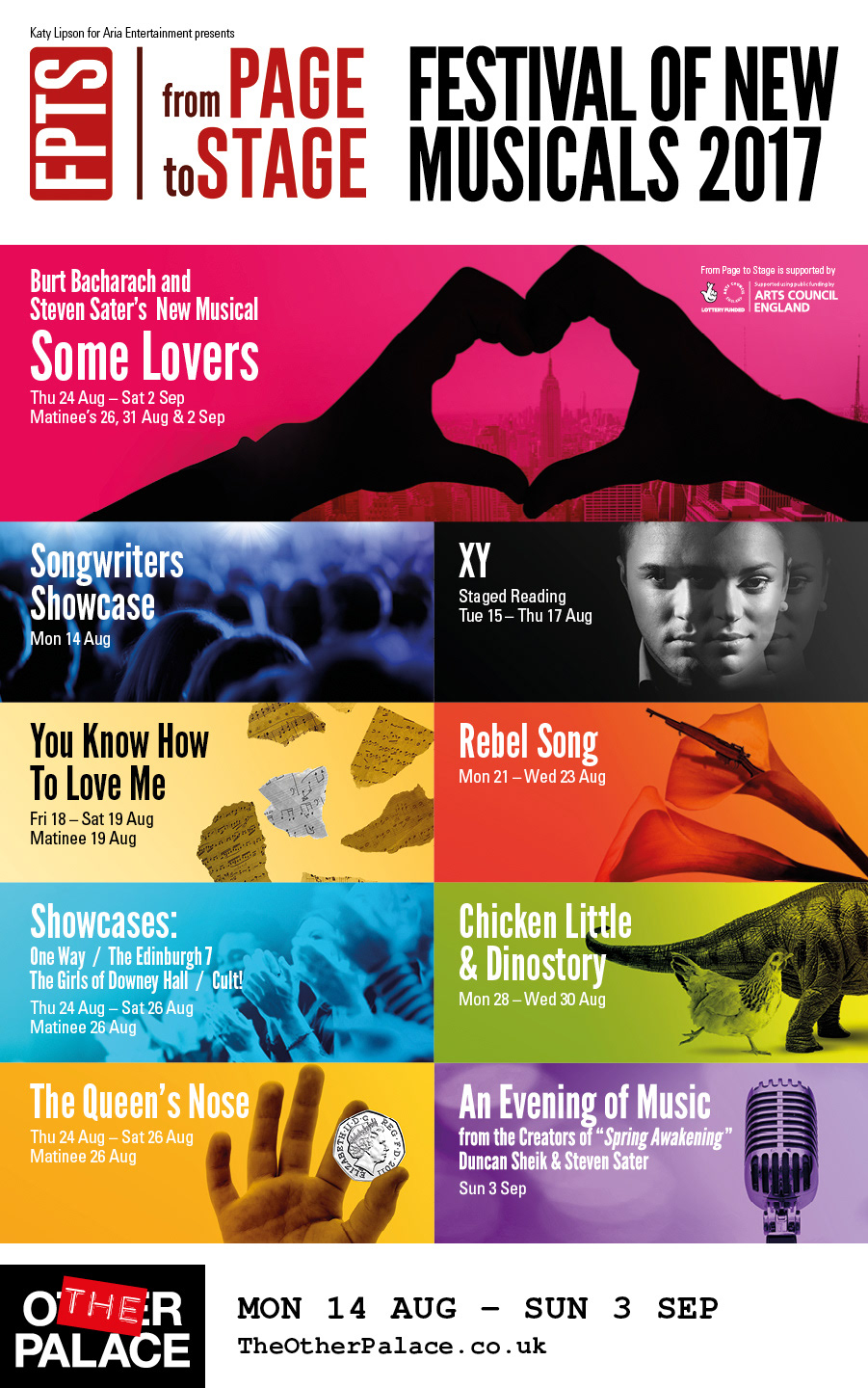 From Page to Stage festival poster