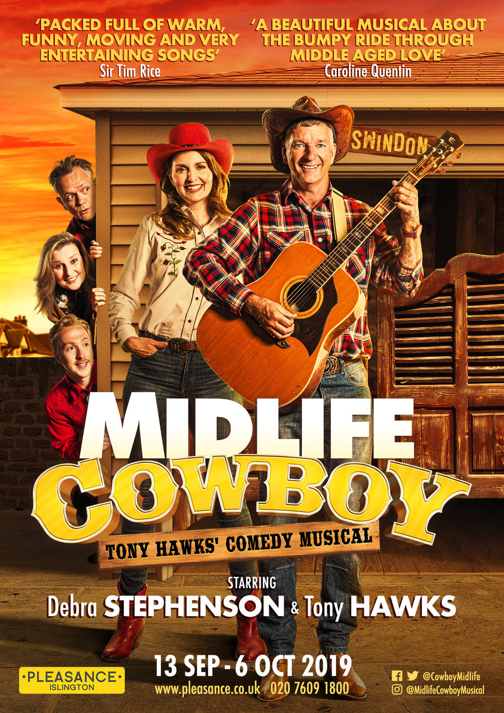 Midlife Cowboy theatre poster