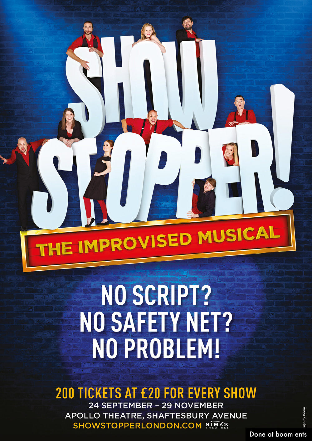 Showstopper theatre poster