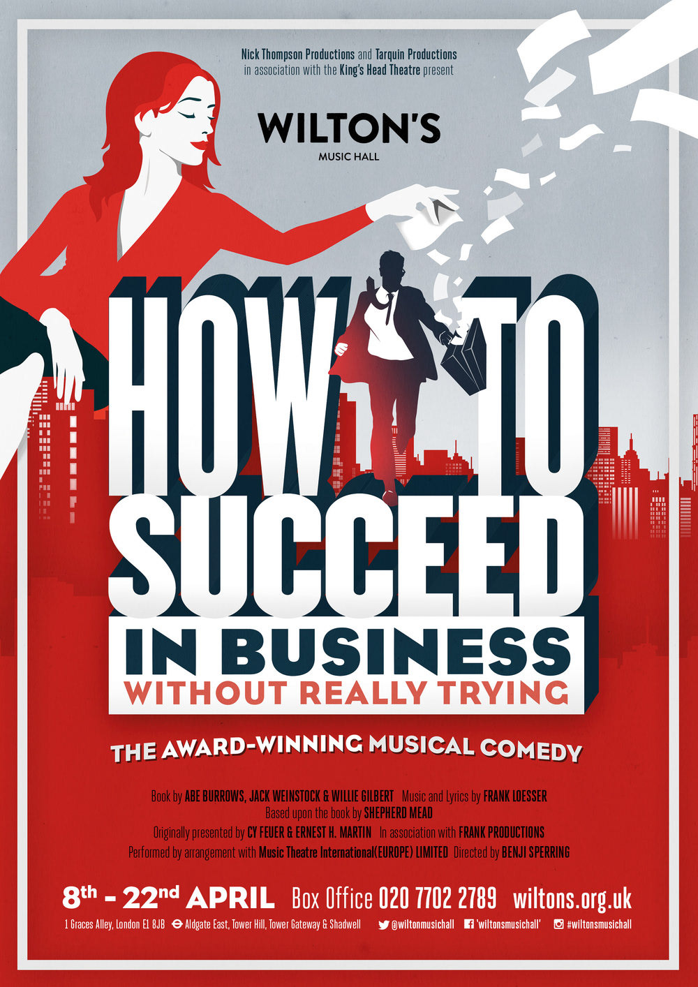 How to Succeed in Business theatre poster