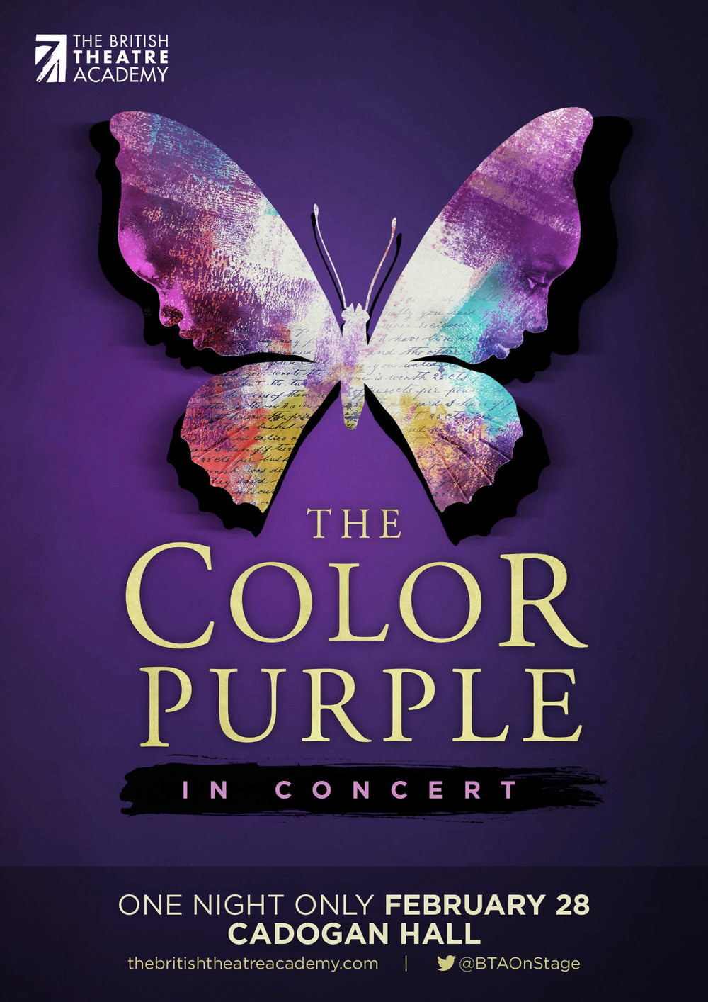 The Color Purple theatre poster