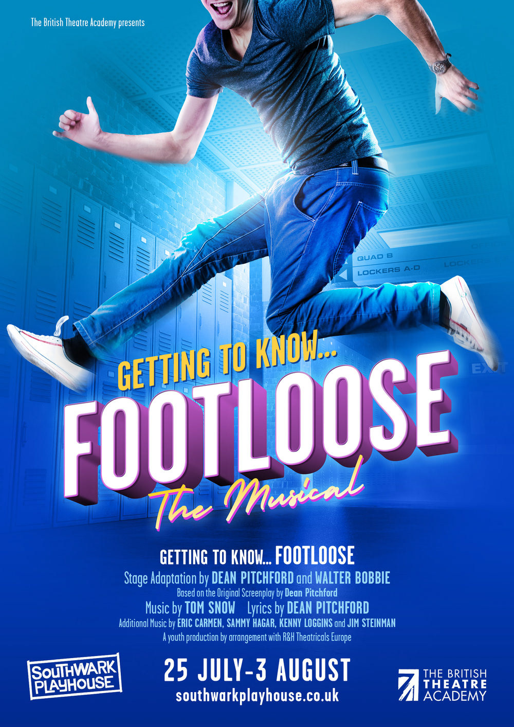 Footloose theatre poster