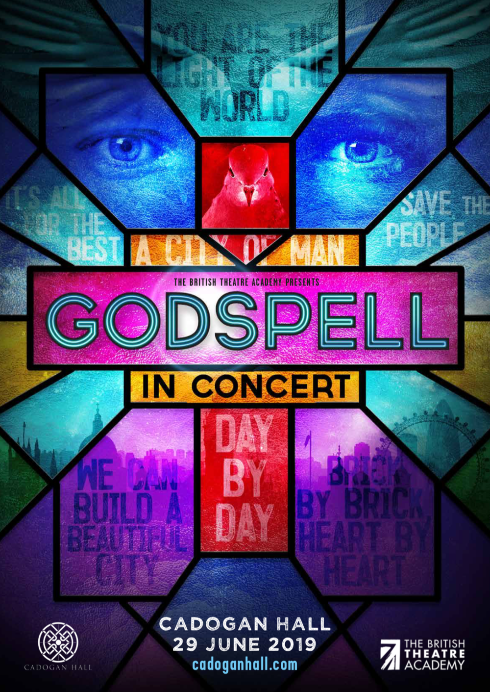 Godspell theatre poster