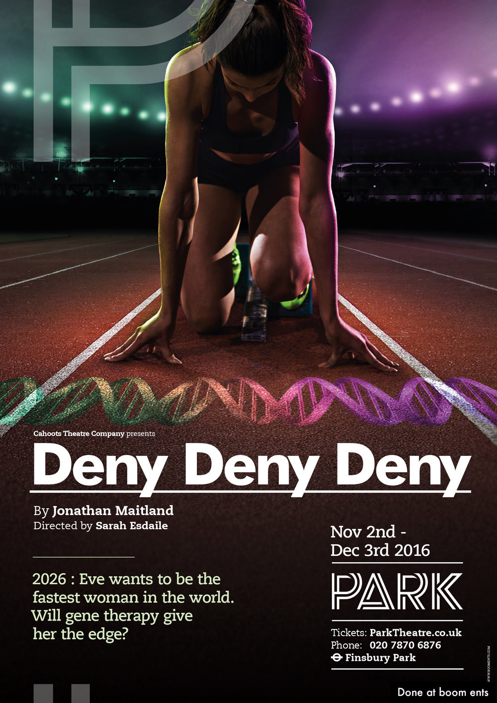 Deny, Deny, Deny theatre poster