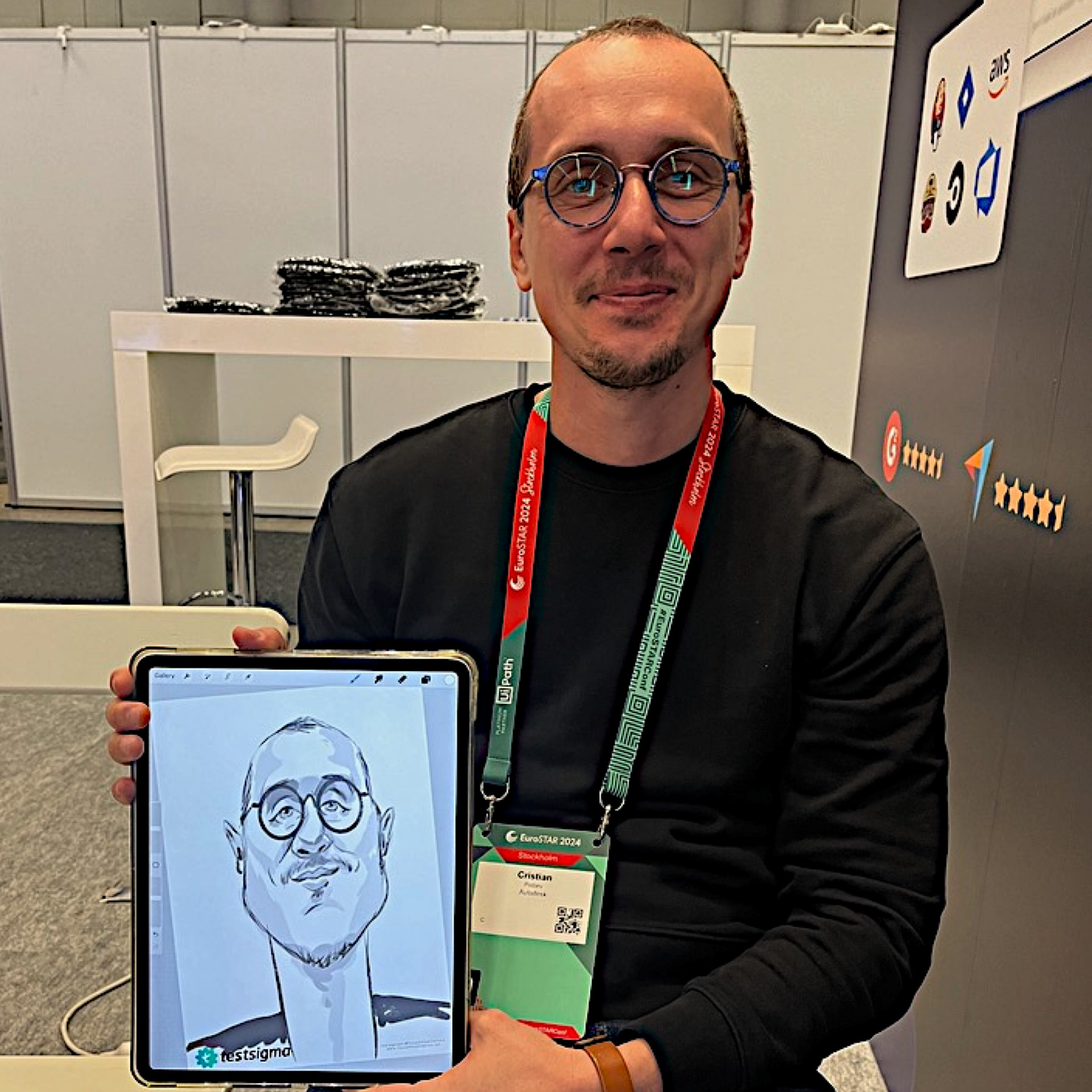 karikatyrtecknare Testsigma