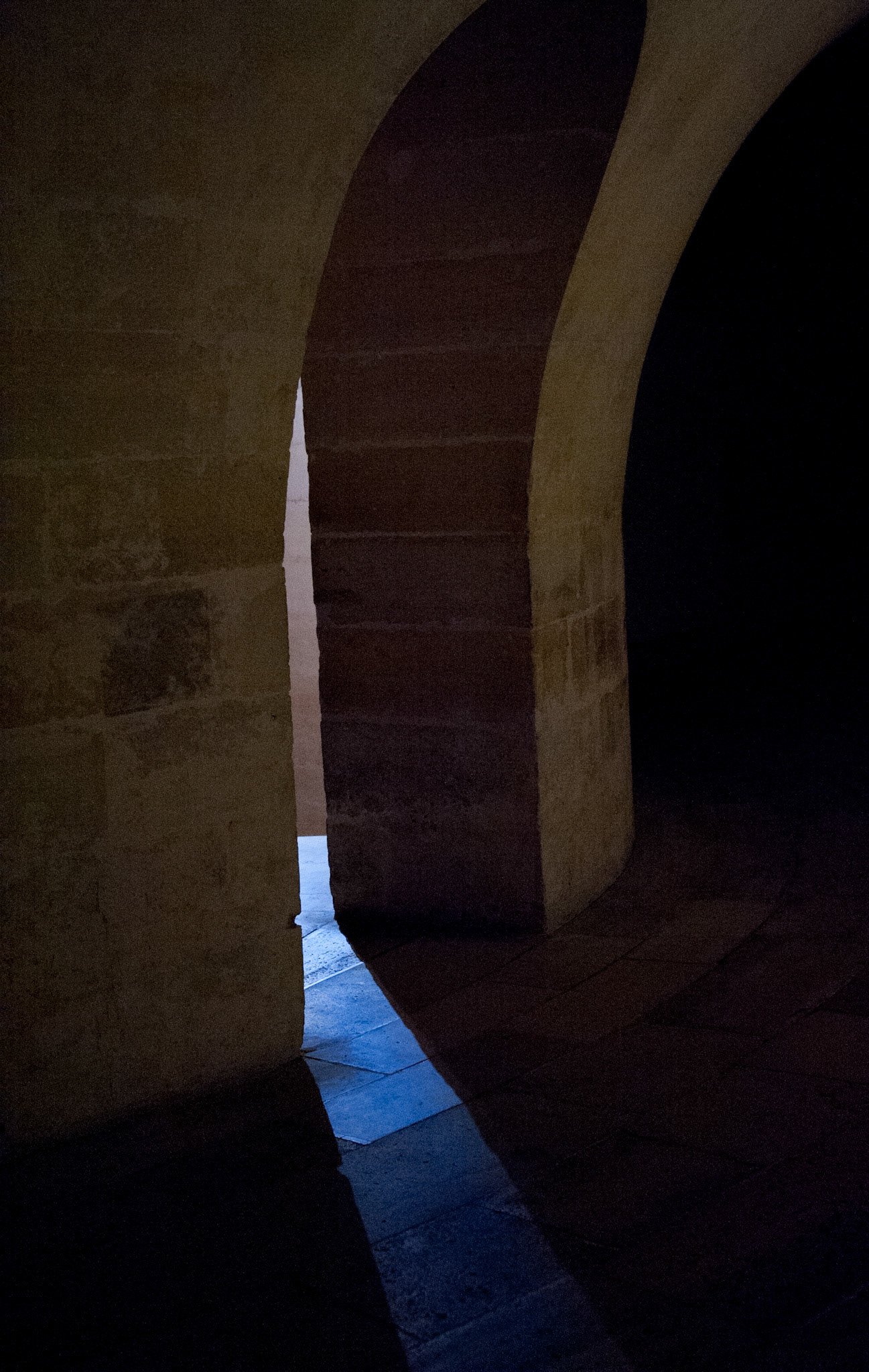 Streak of blue. Paris, France