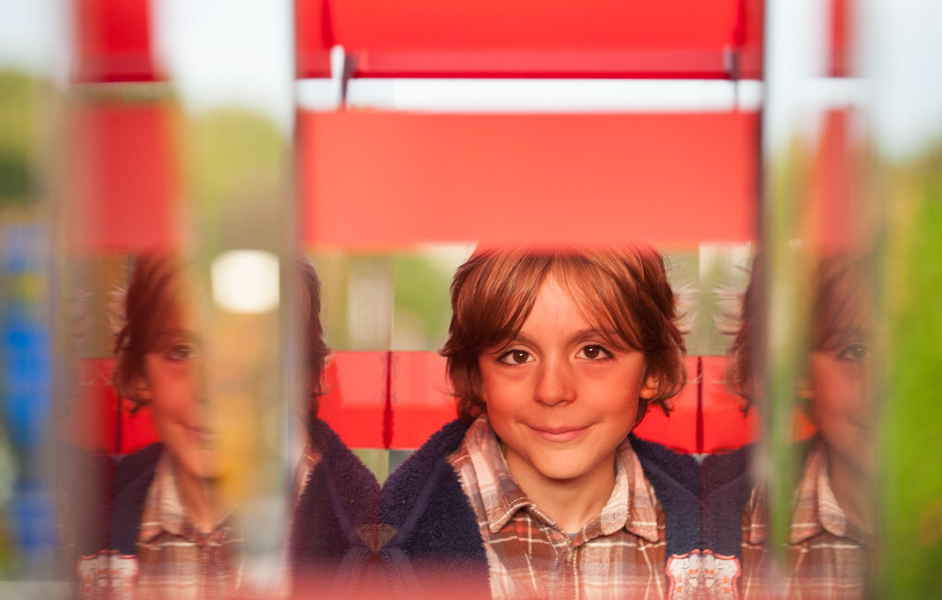 Reddish reflections. Paris, France.