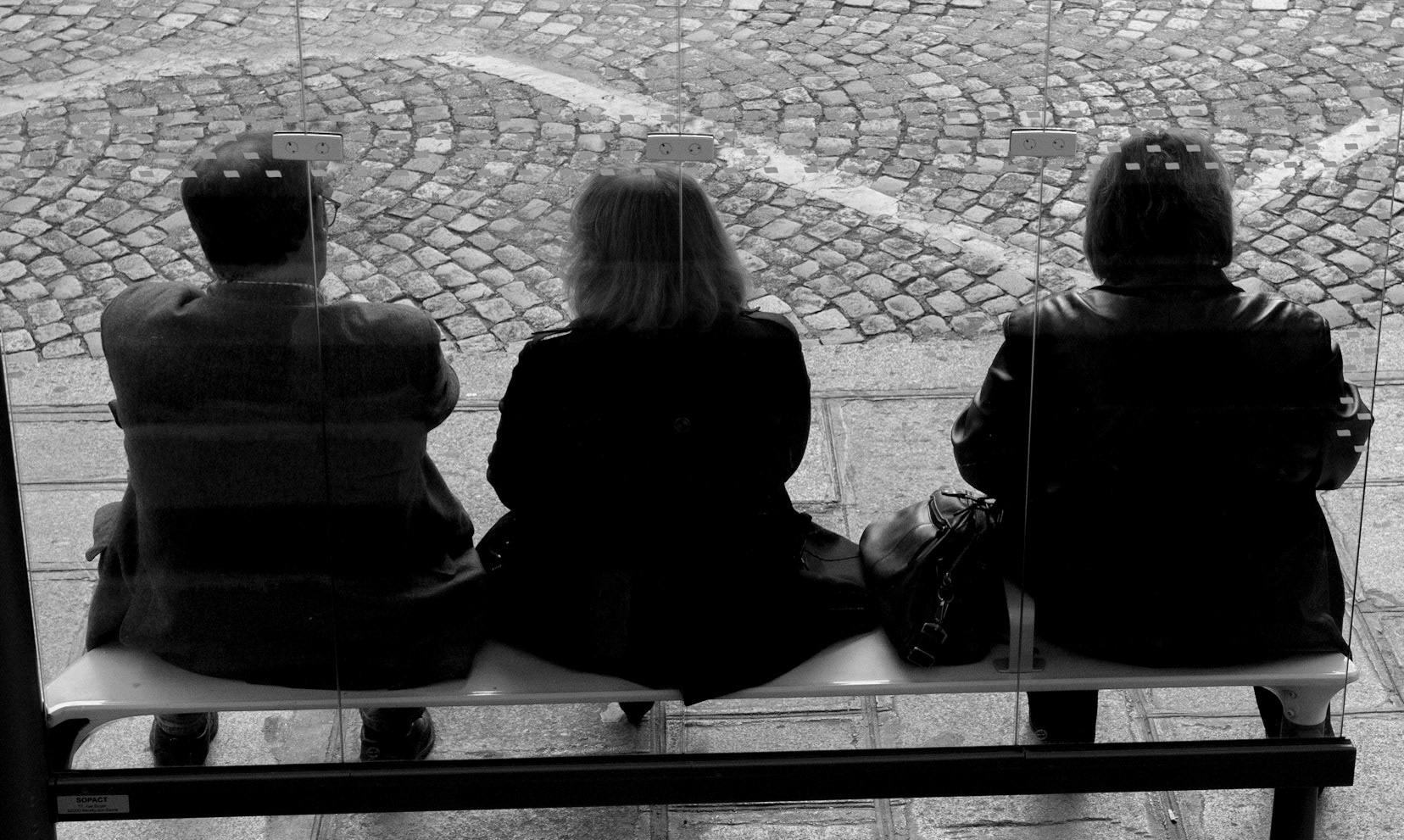 Colorless waiting. Paris, France.