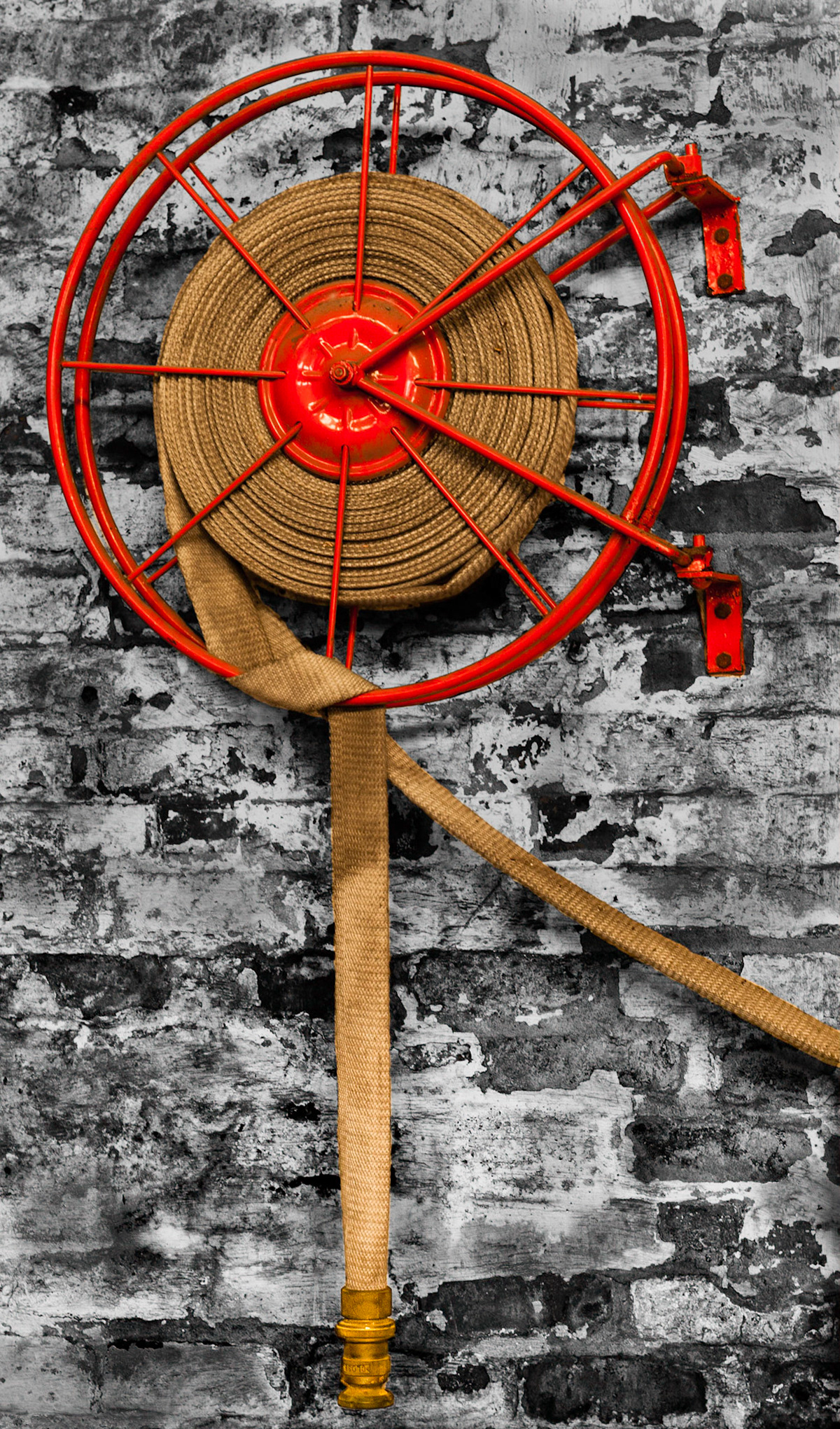 Fire hose. Savannah, GA.