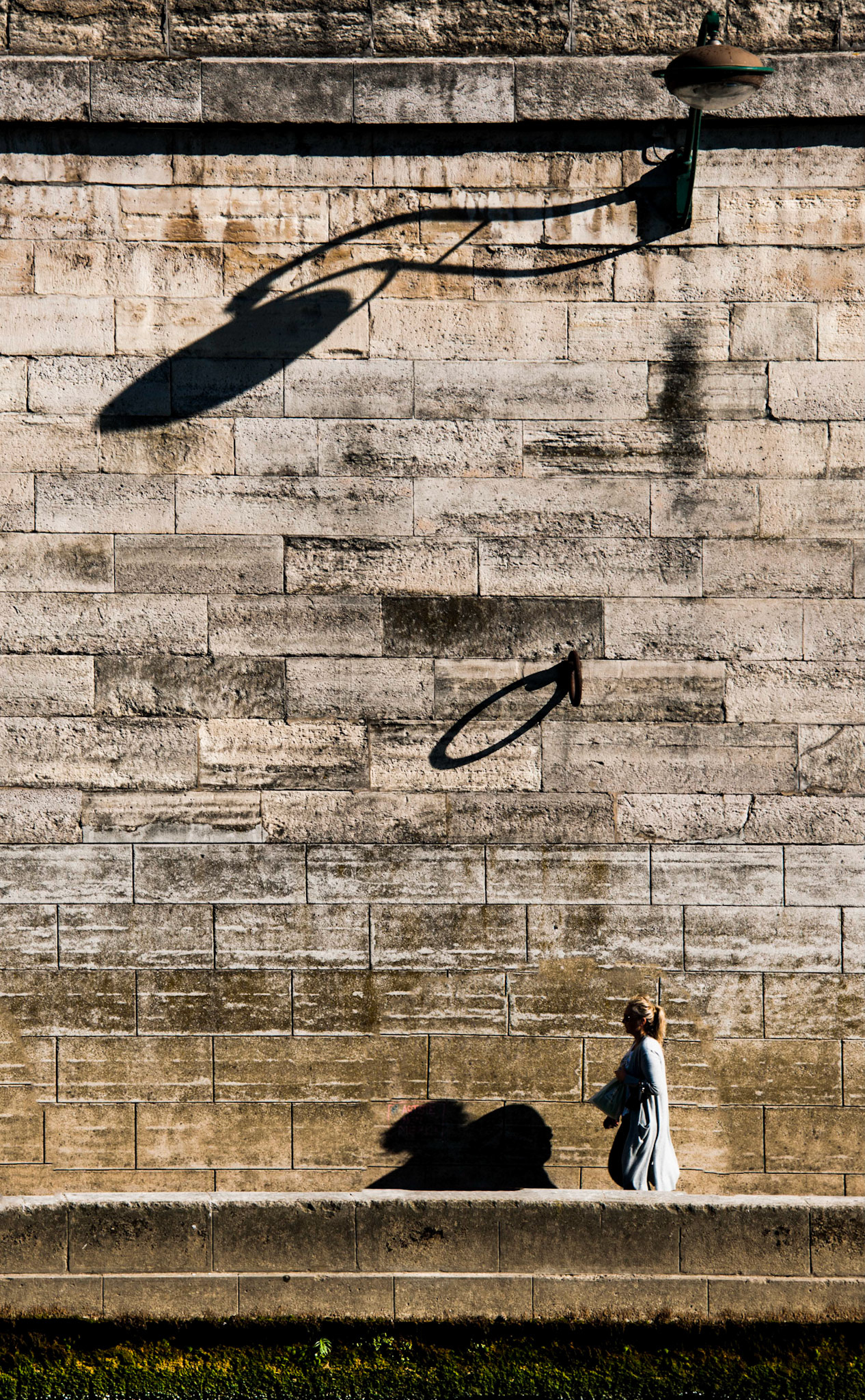 Shadow walk. Paris, France