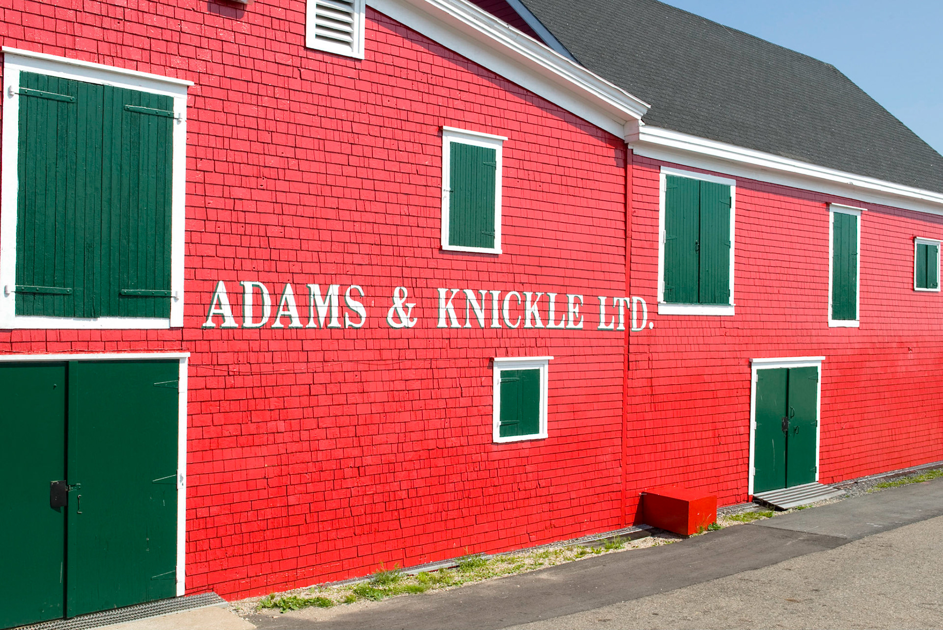 Dock house. Lunenburg, Nova Scotia, Canada.