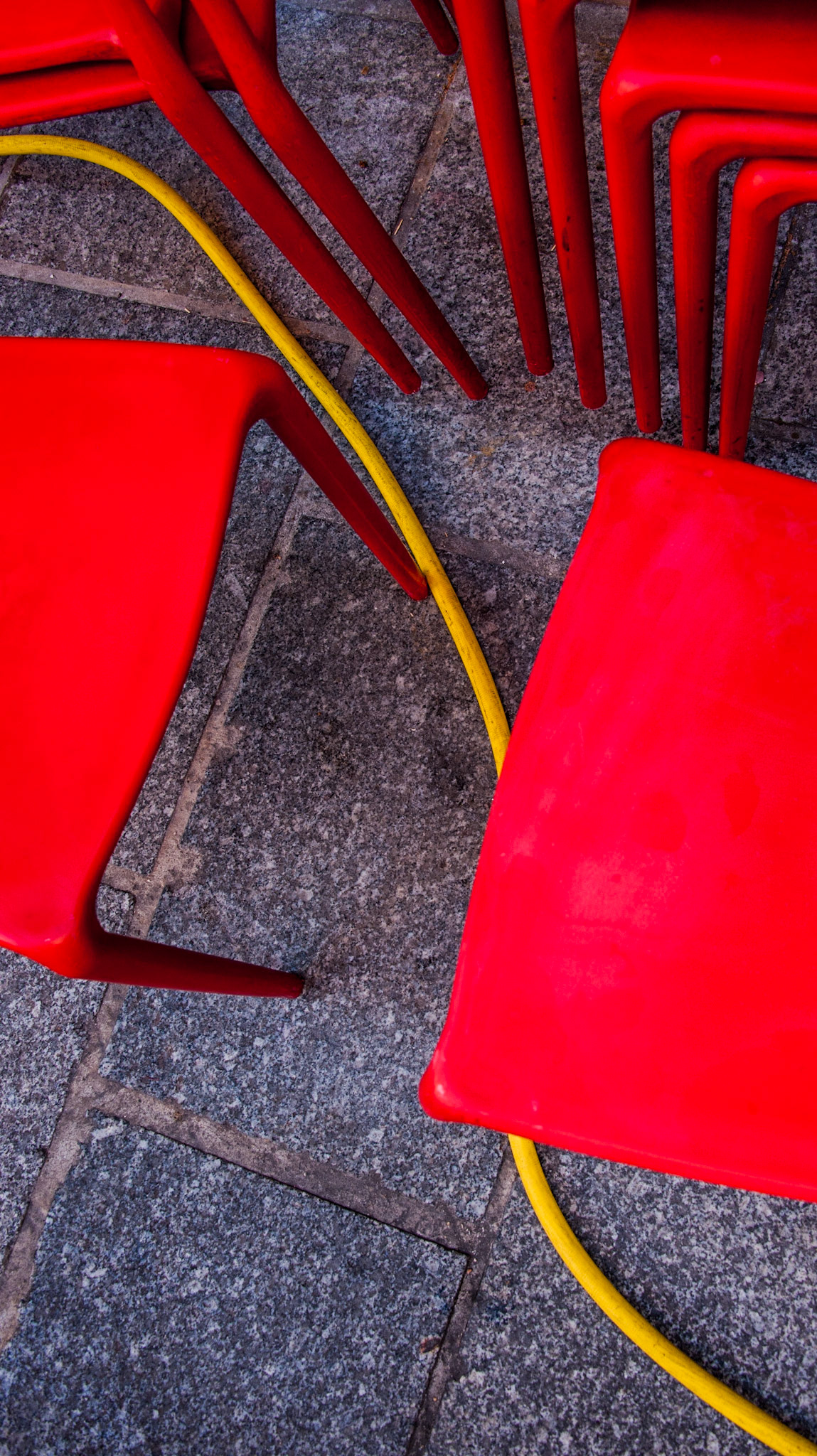 Hose snake. Paris, France