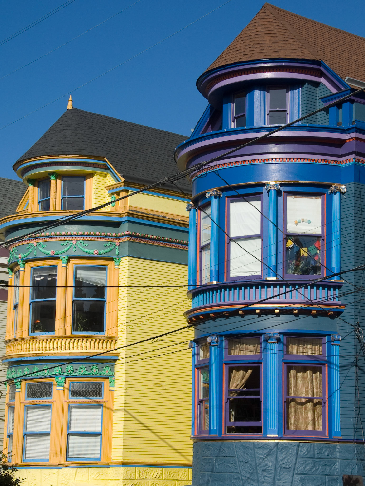 Haight-Ashbury District. San Francisco, CA.