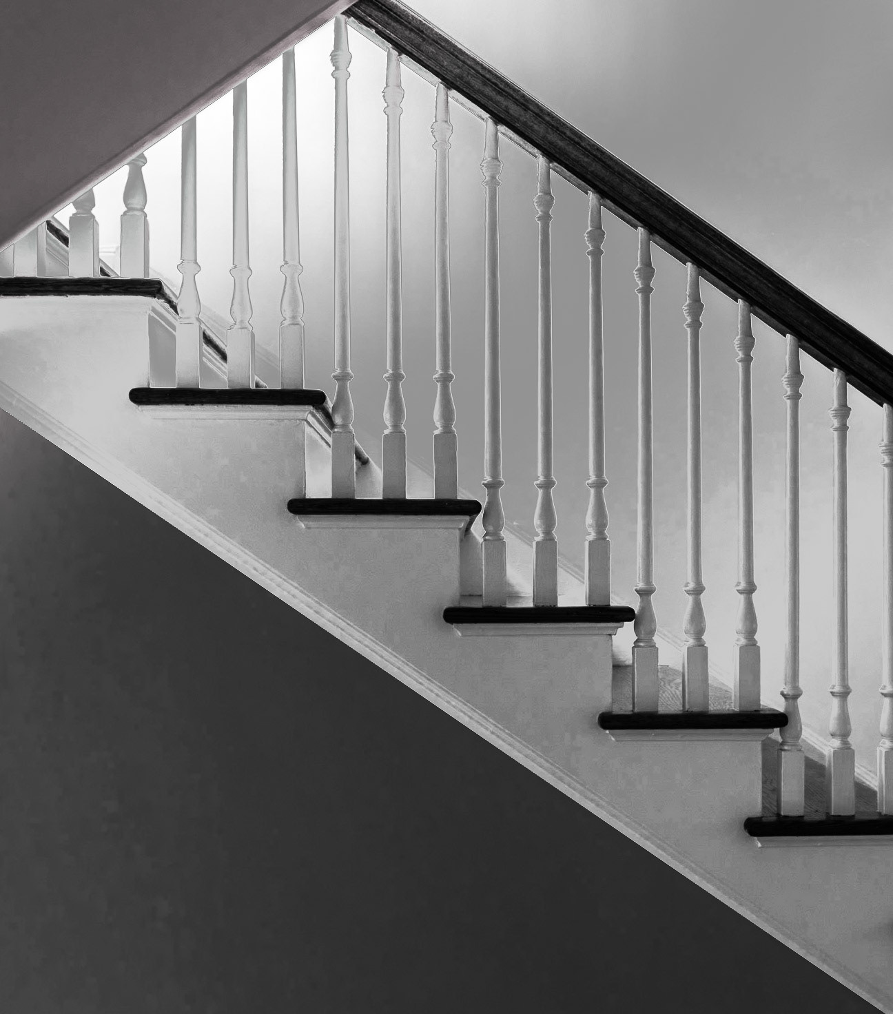 Sunny stairs. Asheville, NC.