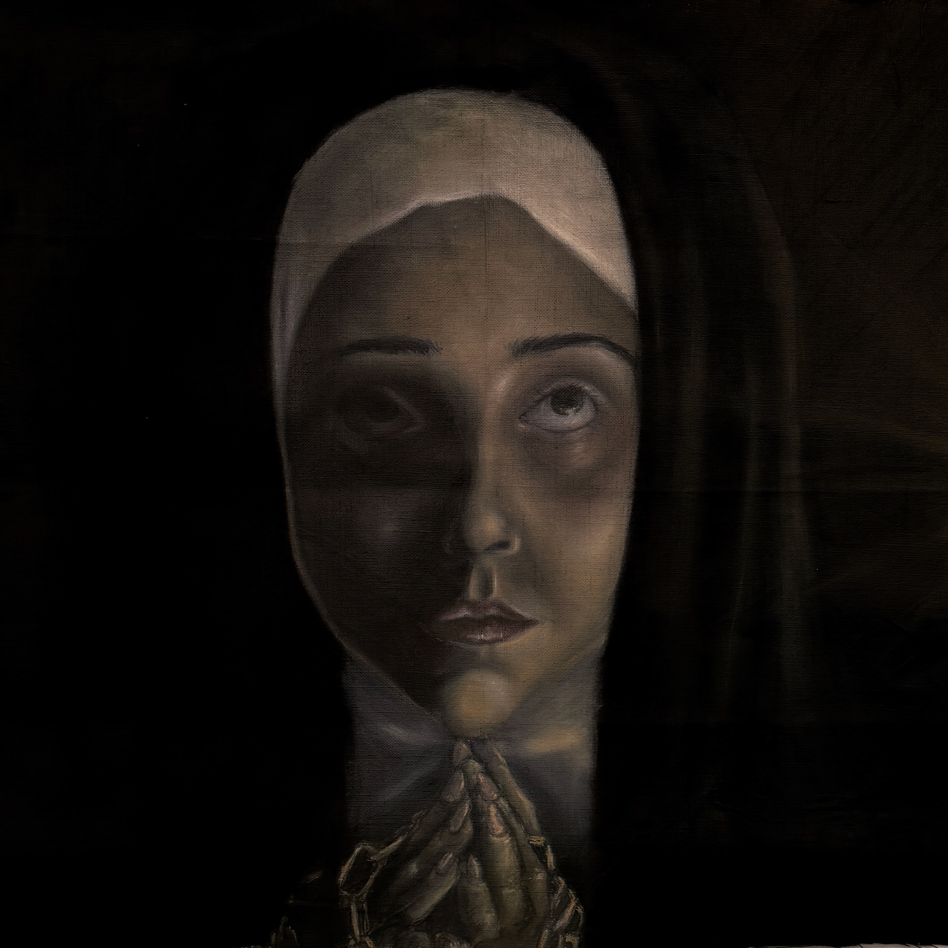 Union with God (2025) 28x28" oil on linen