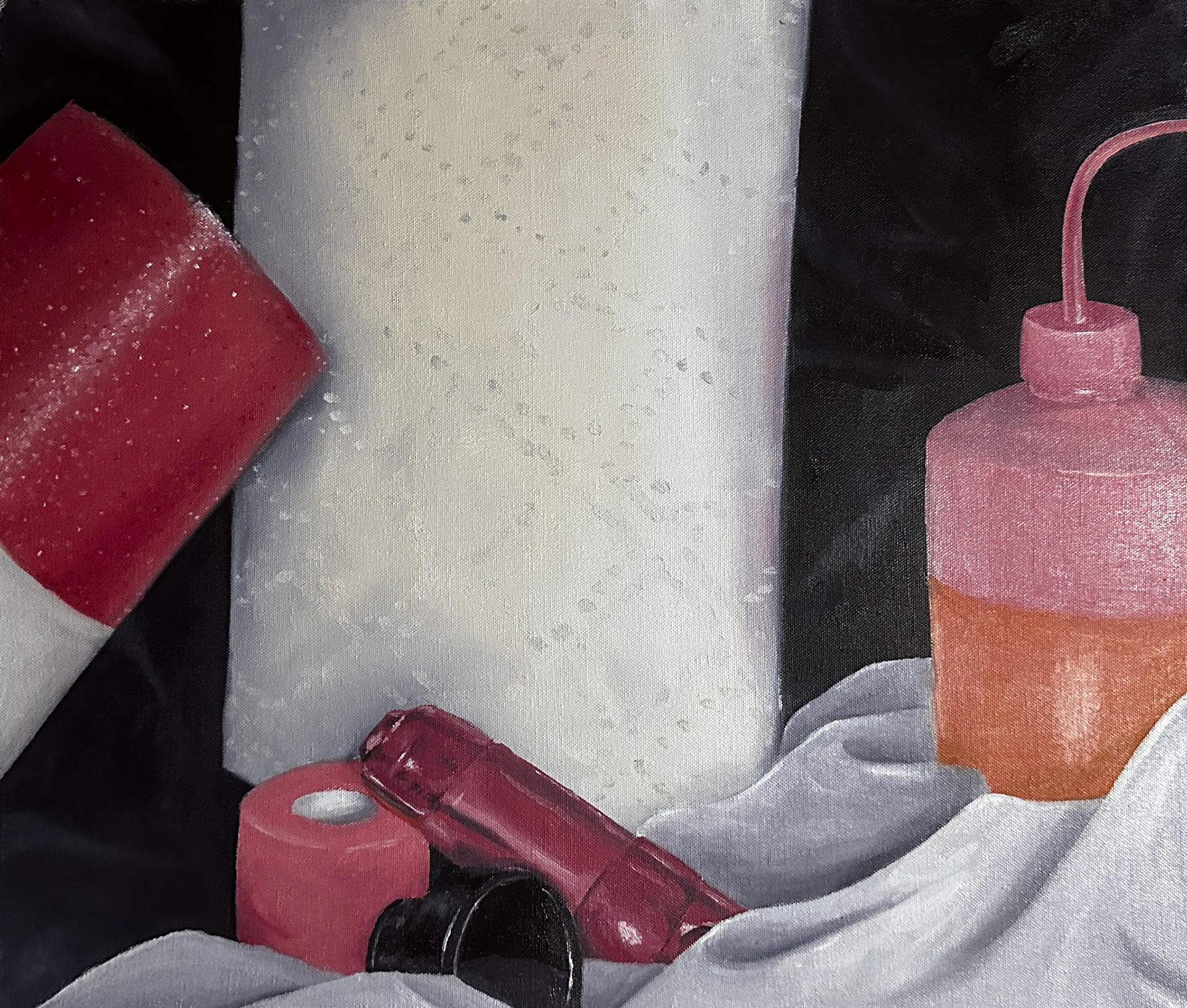 Pink Memories (2024) 18x20" Oil on canvas
