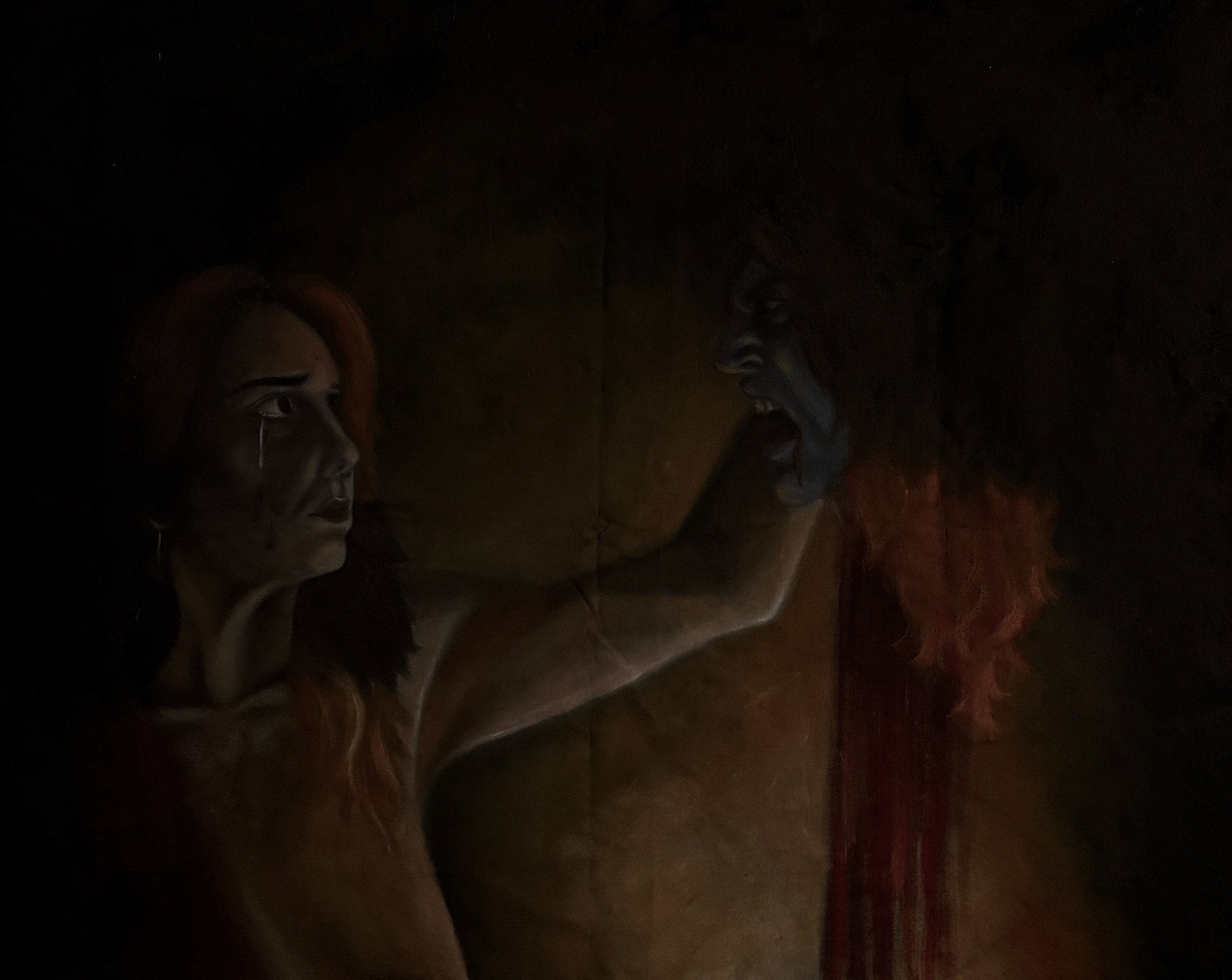 Self-Annihilation (2025) oil on linen