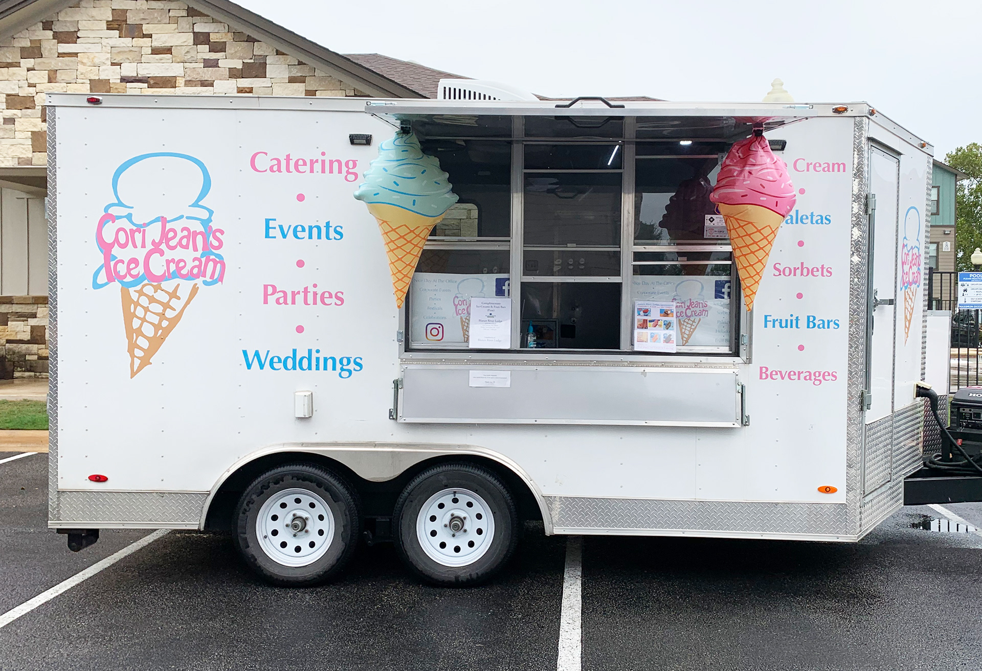 Cori Jean Ice Cream and Catering - EVENT SERVICES