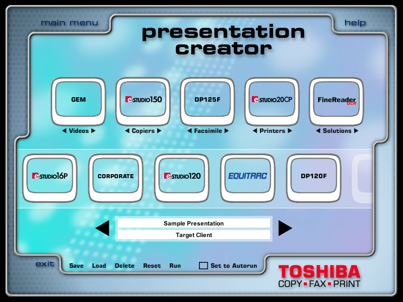 Save & Load Custom Presentations