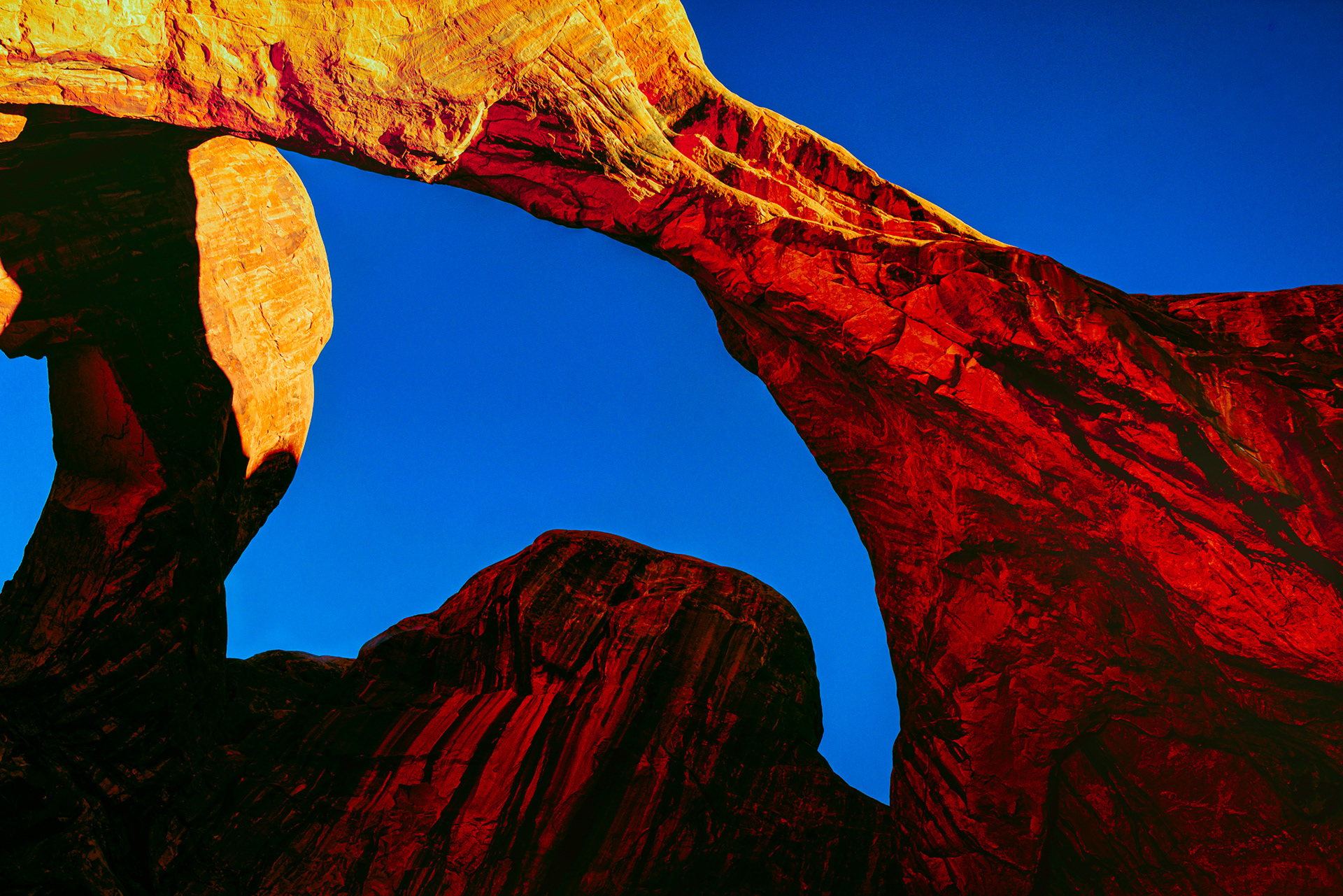 Blue Silence Beneath The Arch, Arches National Park, Utah