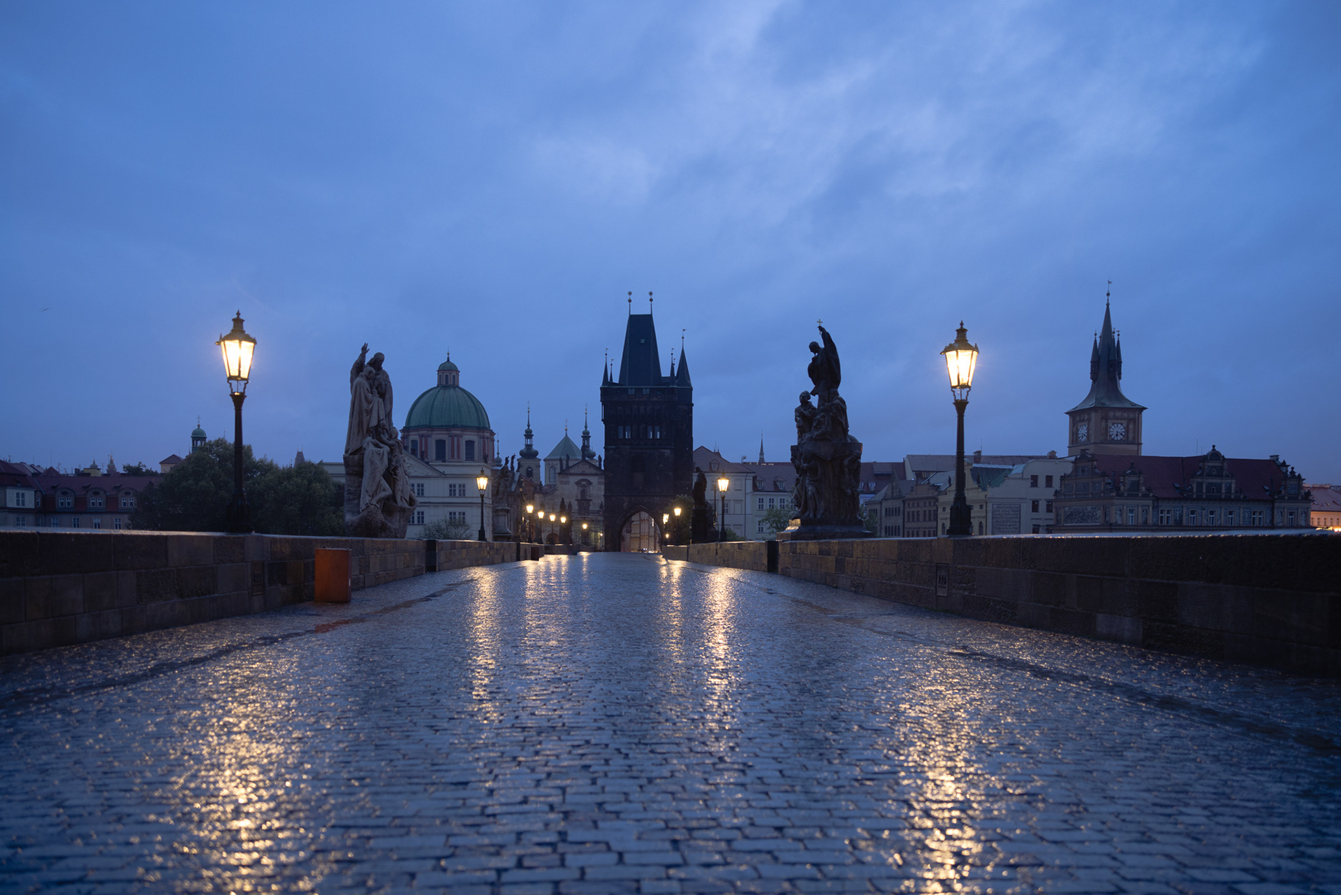 Quiet Passage, Saint Charles Bridge, Prague, Czech Republic 