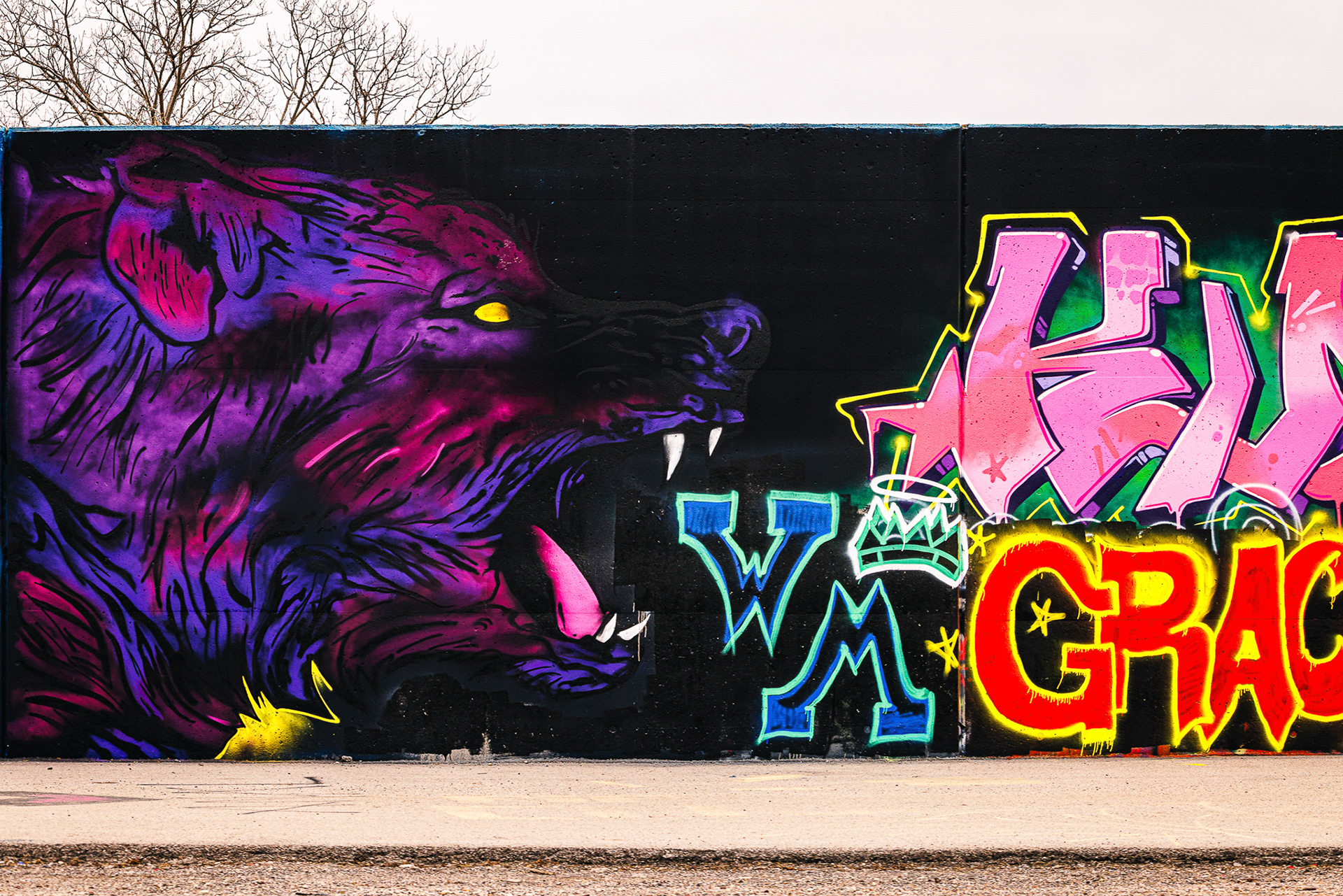 Watcher in Violet -Paint Saint Louis 2023