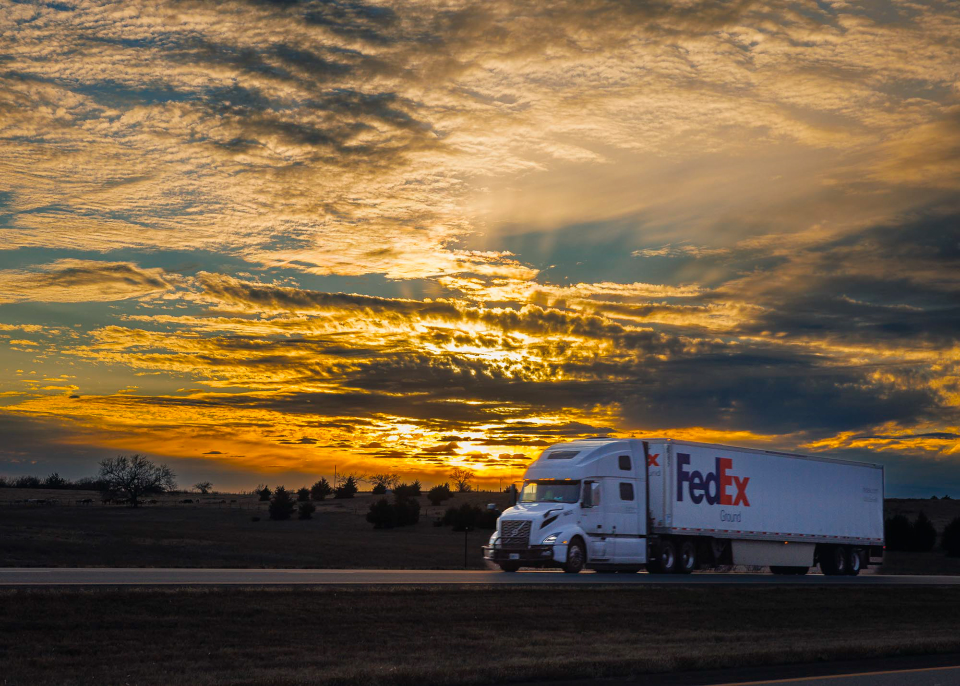 Federal Express Truck, Kansas
