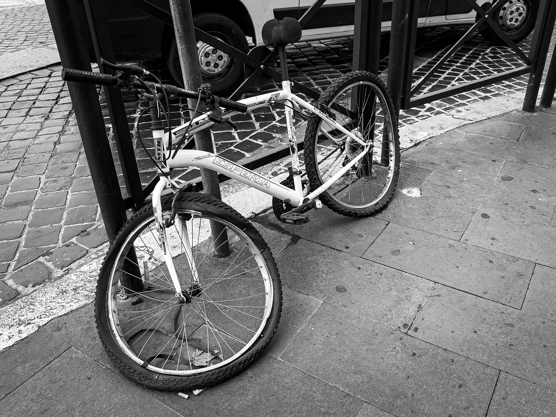 Monochrome Bike in Rome