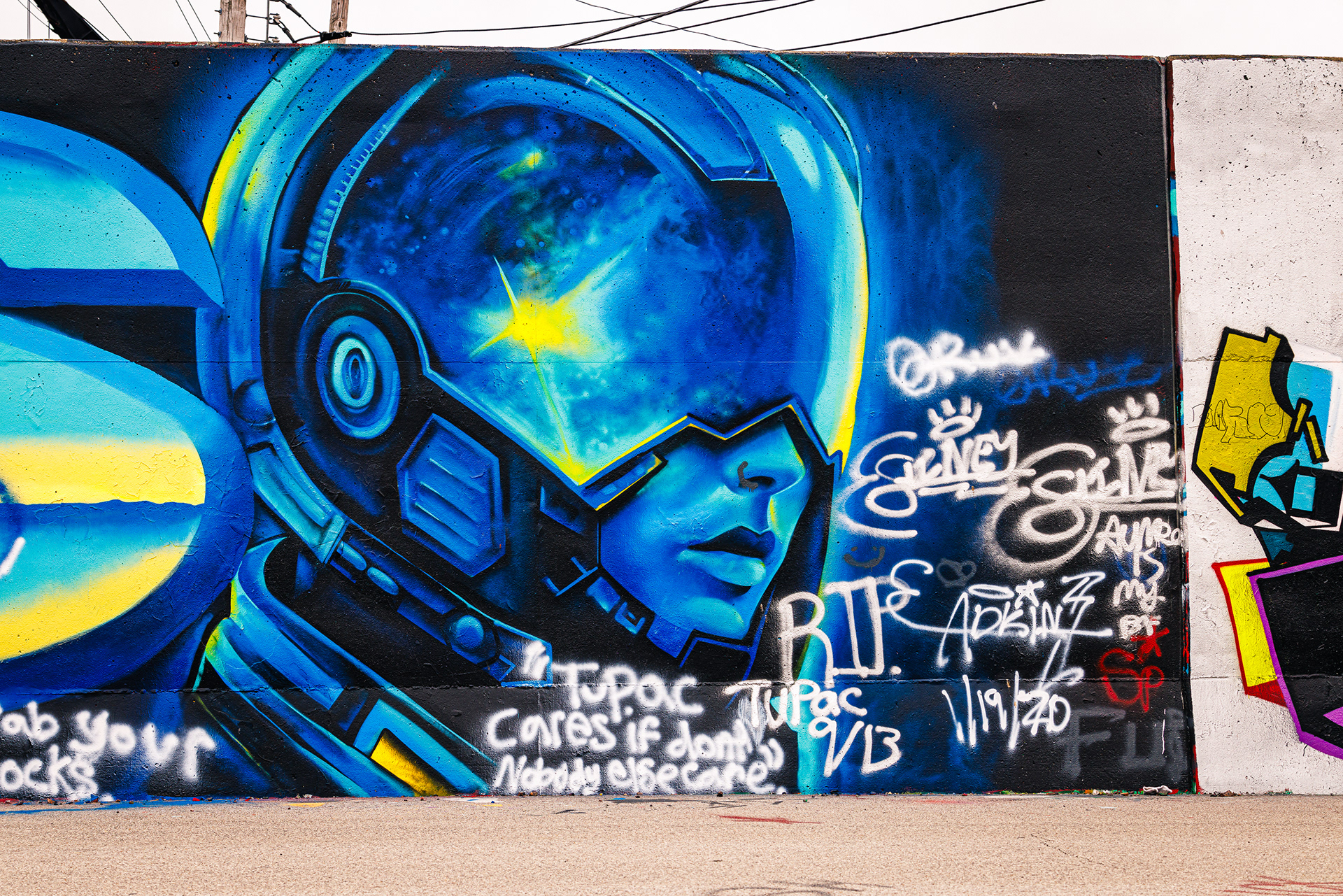Blue Space Person