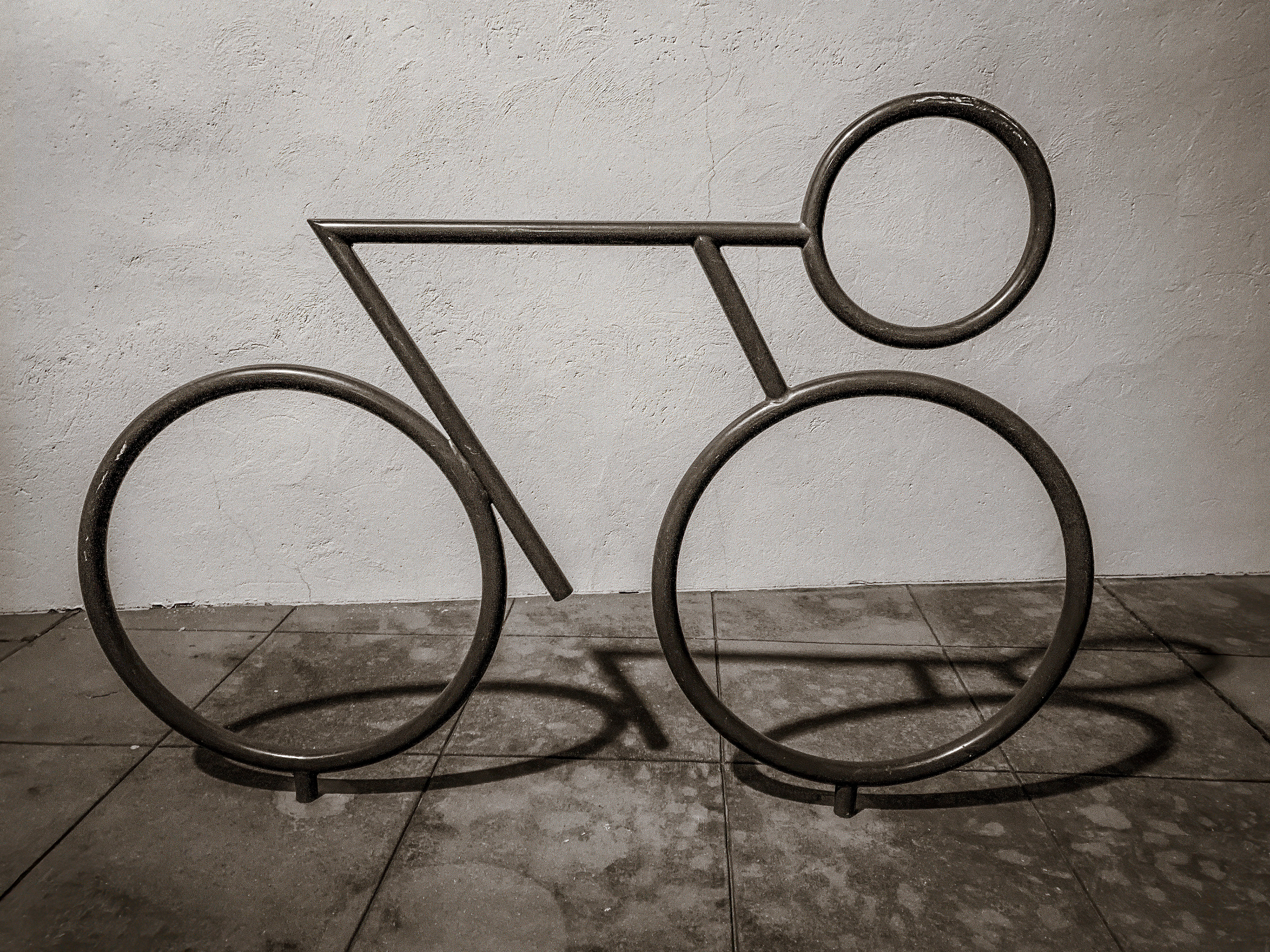 Monochrome Bicycle Rack in Webster Groves