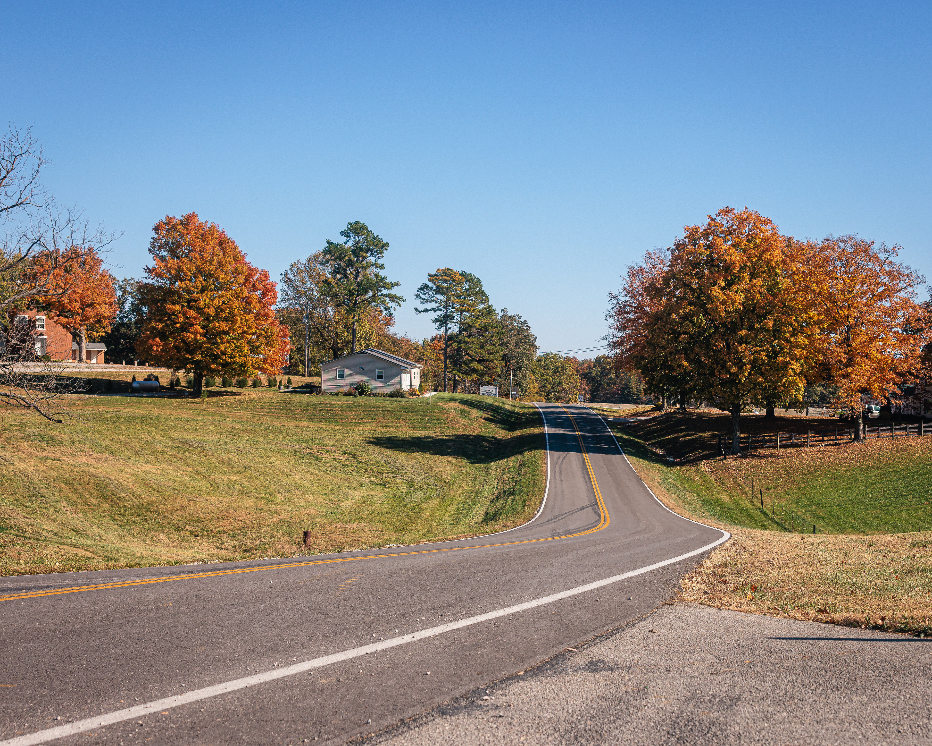 Road outside of Hemman, Missouri