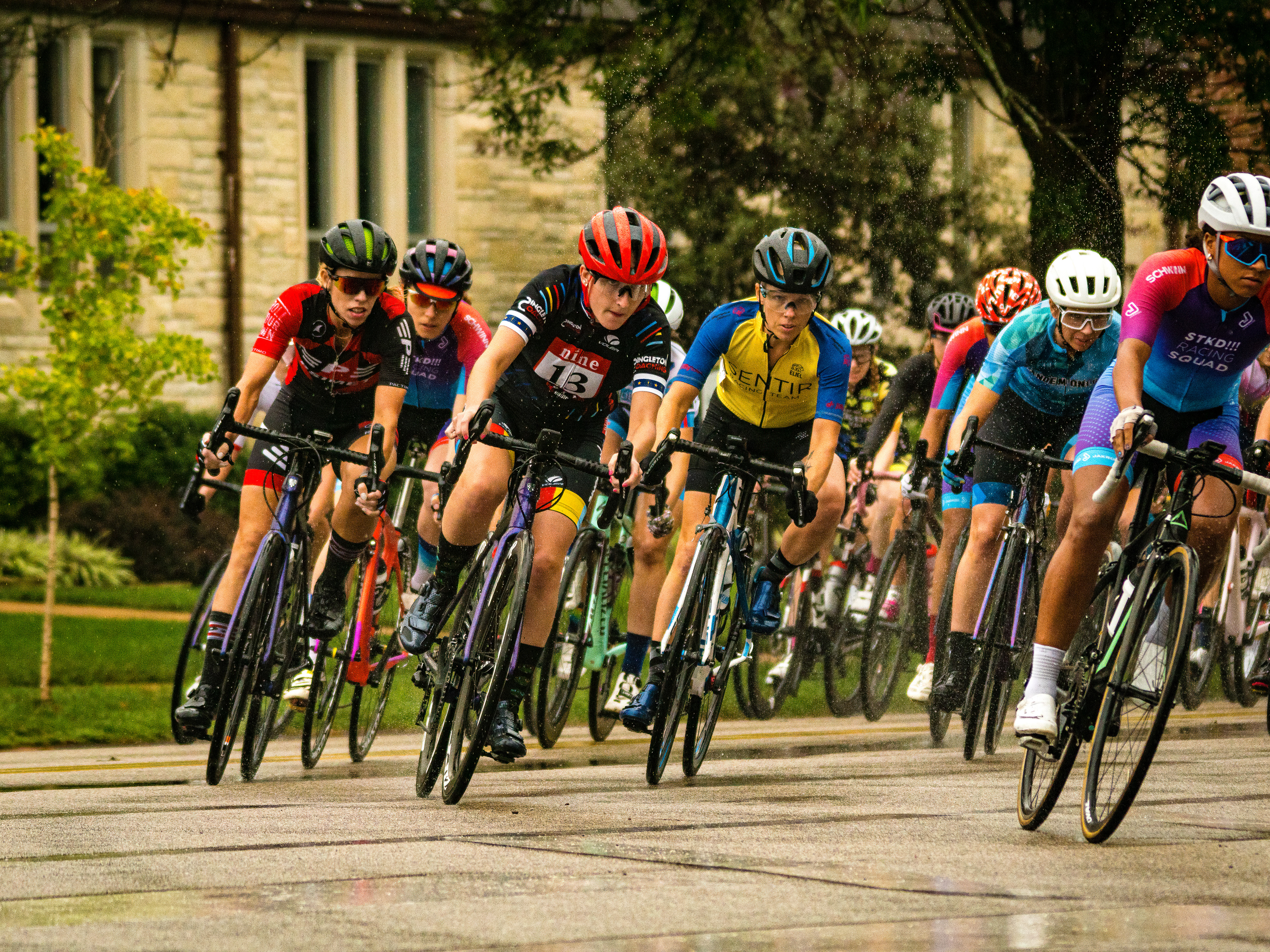 Bicycle Racing in the Rain