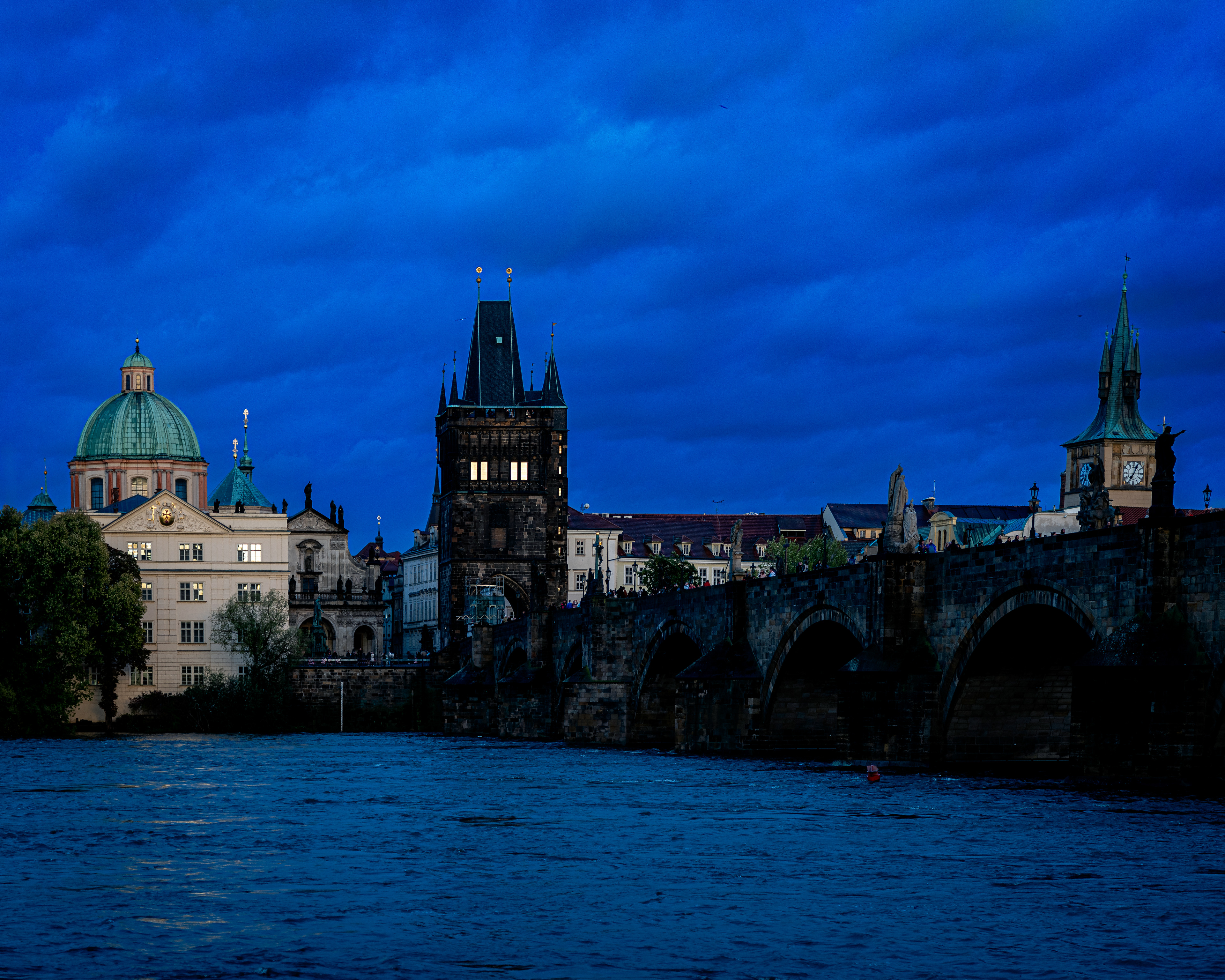 St. Charles Bridge, Blue Hour