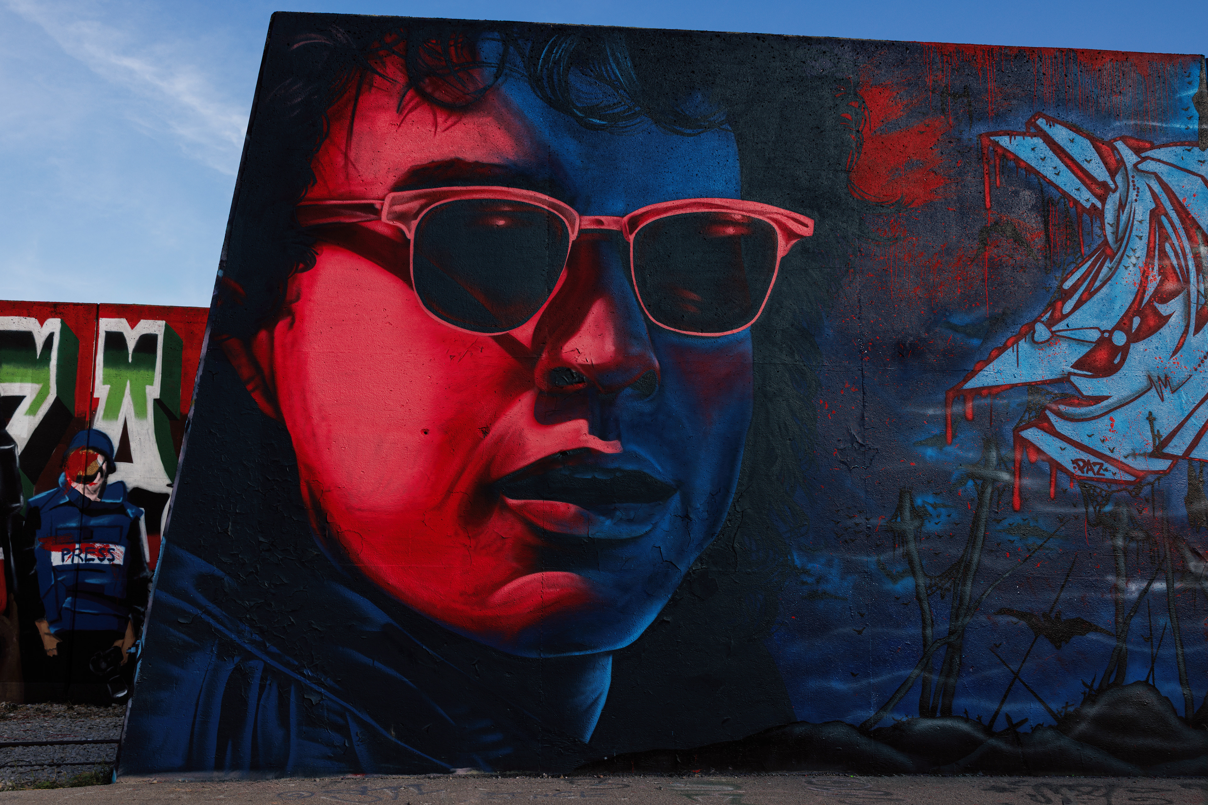 Watcher in Red and Blue - Paint Saint Louis 2025