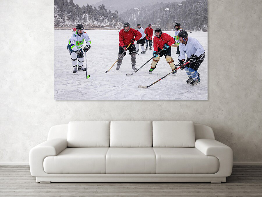 Pond Hockey Players
