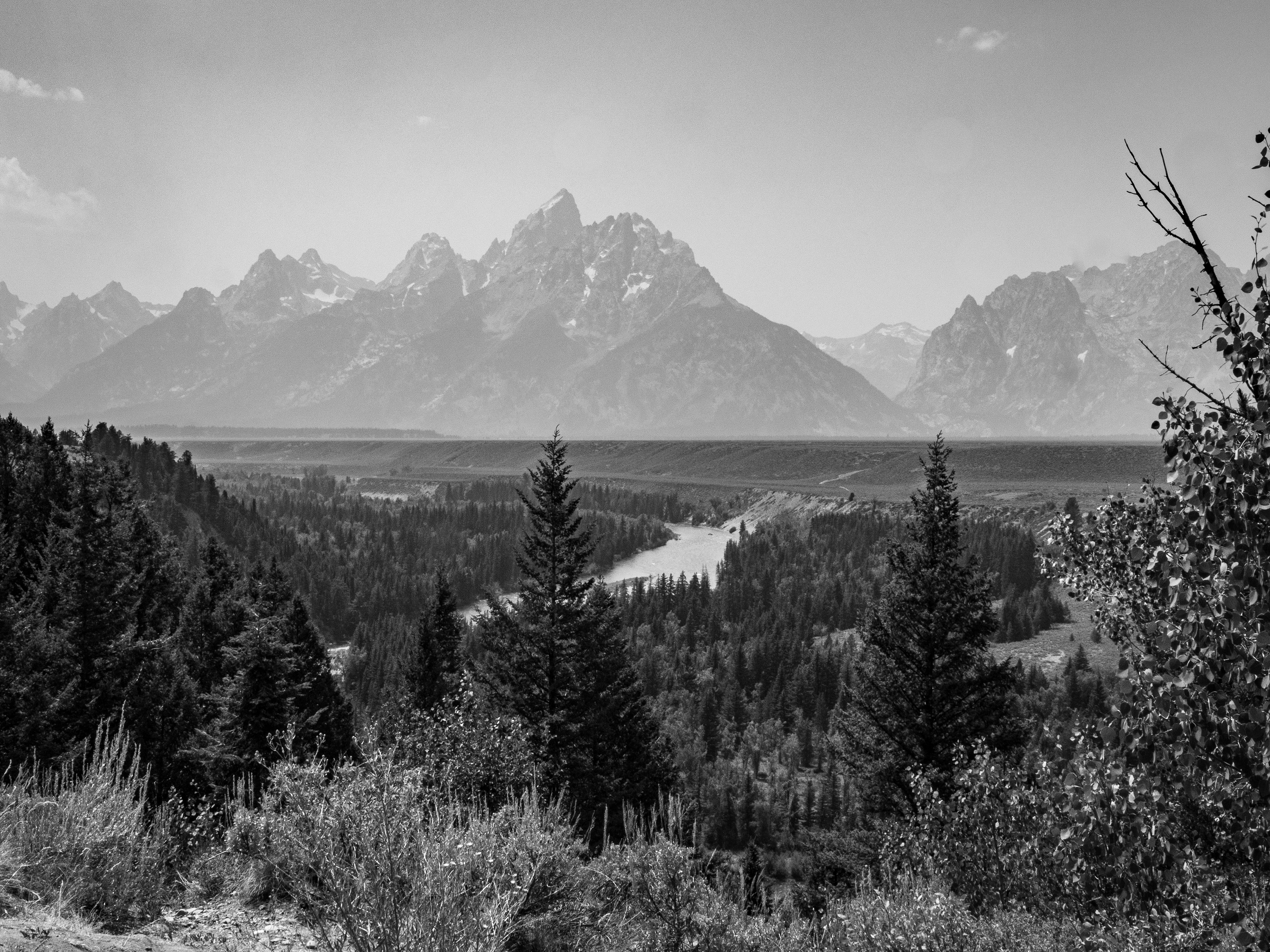 Monochrome - Snake River, Grand Teton