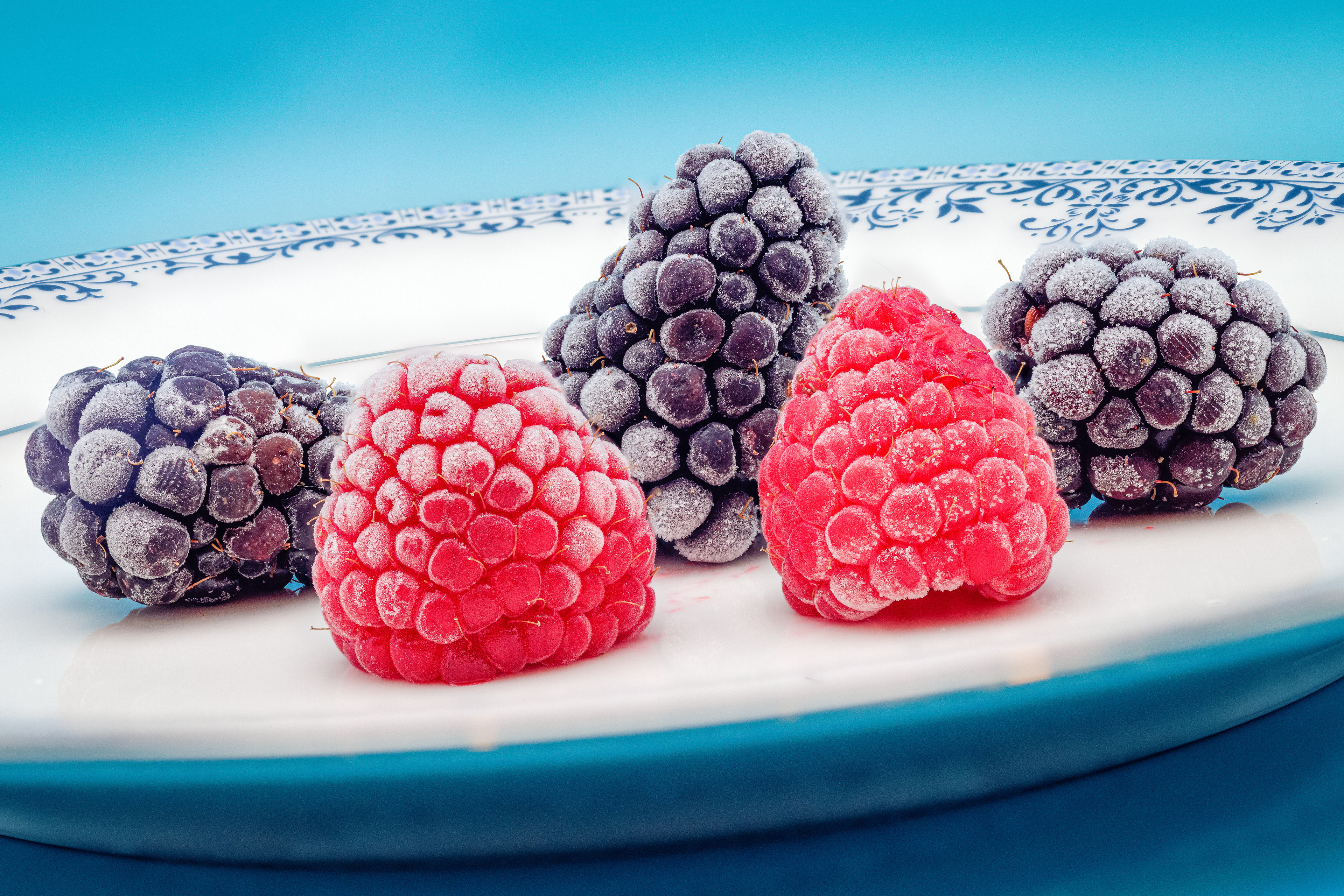 Blackberries and Raspberries